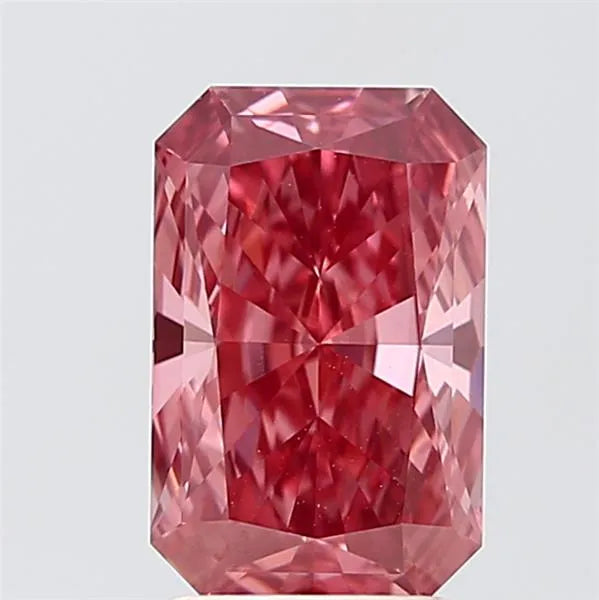 2.11ct Radiant Lab Grown Diamond (Colour Fancy Vivid Pink, Clarity VS2, IGI Certified)