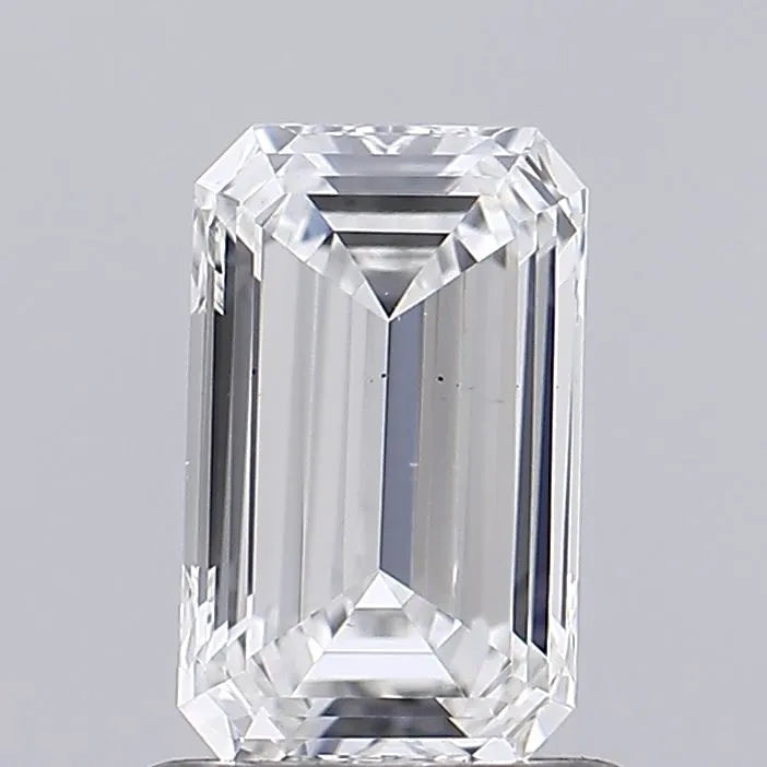 0.94ct Emerald Lab Grown Diamond (Colour F, Clarity VS2, IGI Certified)