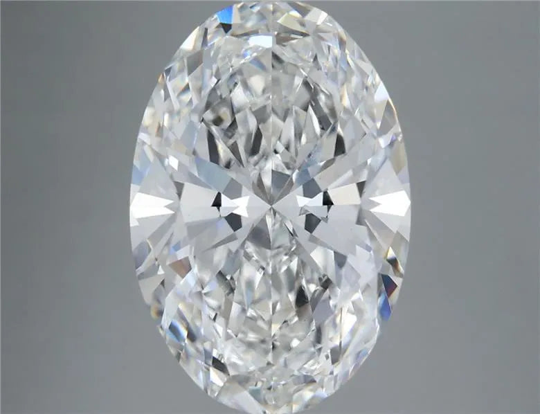 6.09ct Oval Lab Grown Diamond (Colour F, Clarity VVS2, IGI Certified)
