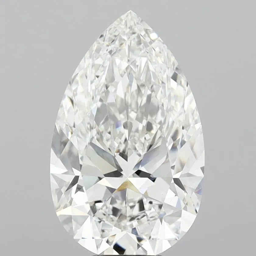 7.03ct Pear Lab Grown Diamond (Colour F, Clarity VVS2, IGI Certified)