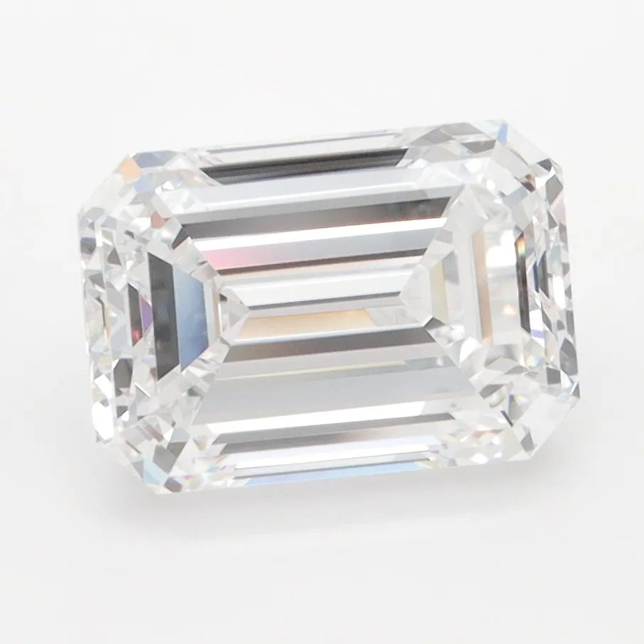 3.00ct Emerald Lab Grown Diamond (Colour D, Clarity VVS1, IGI Certified)