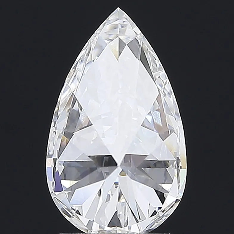 2.04ct Pear Lab Grown Diamond (Colour F, Clarity VVS2, IGI Certified)