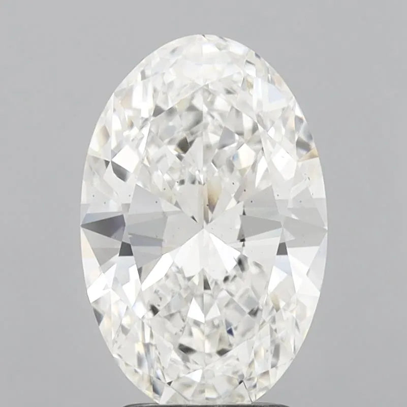 3.01ct Oval Lab Grown Diamond (Colour F, Clarity VS2, IGI Certified)