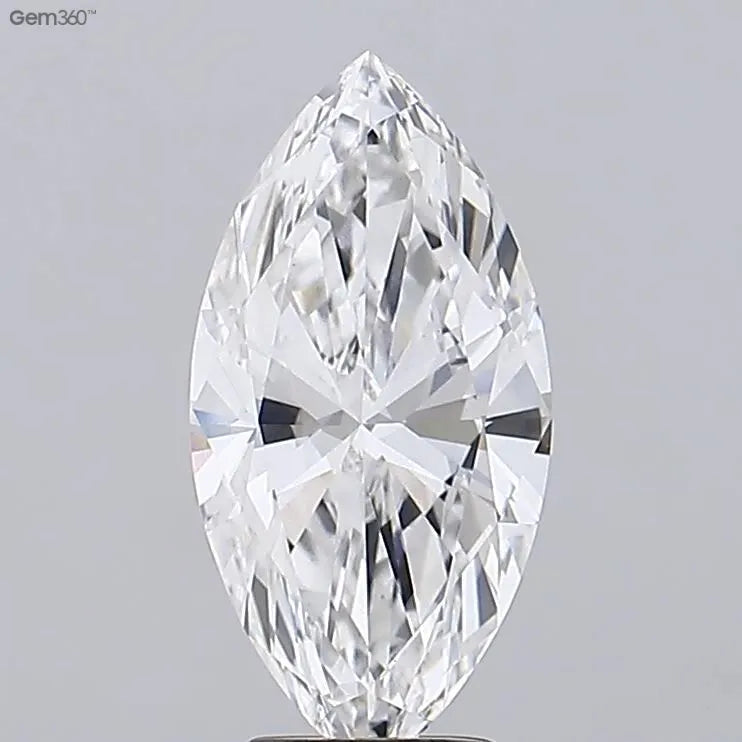 3.66ct Marquise Lab Grown Diamond (Colour F, Clarity VVS2, IGI Certified)