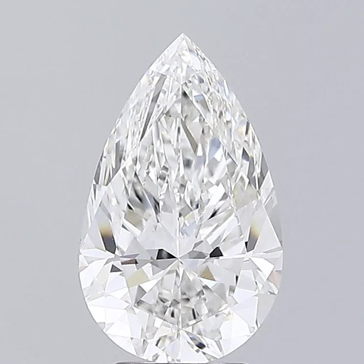 4.02ct Pear Lab Grown Diamond (Colour F, Clarity VVS2, IGI Certified)