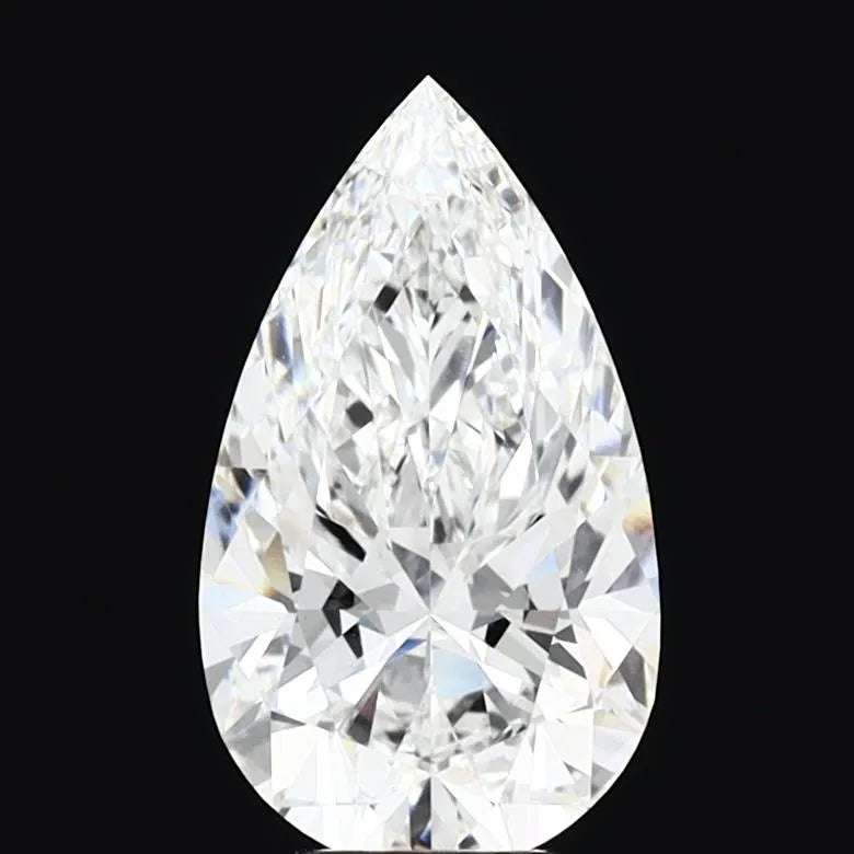 4.04ct Pear Lab Grown Diamond (Colour E, Clarity VVS2, IGI Certified)