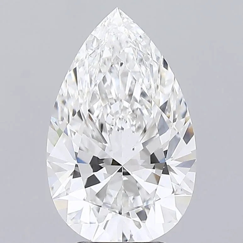 4.30ct Pear Lab Grown Diamond (Colour E, Clarity VVS2, IGI Certified)