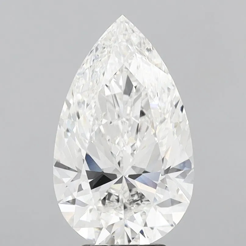 4.50ct Pear Lab Grown Diamond (Colour F, Clarity VVS2, IGI Certified)