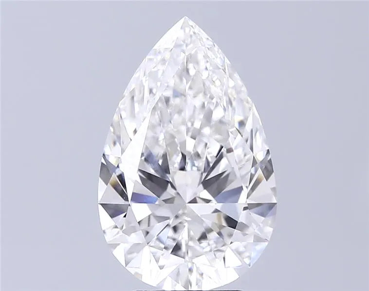 4.53ct Pear Lab Grown Diamond (Colour E, Clarity VVS2, IGI Certified)