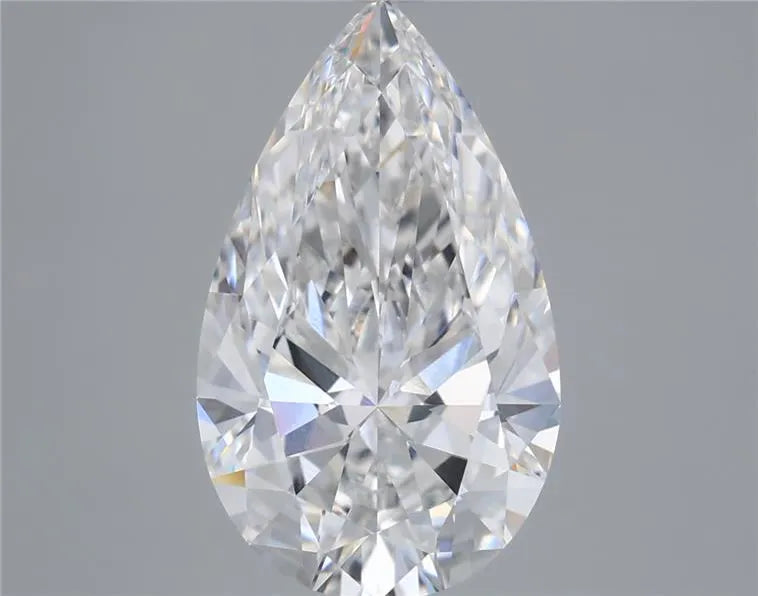 4.88ct Pear Lab Grown Diamond (Colour E, Clarity VVS2, IGI Certified)