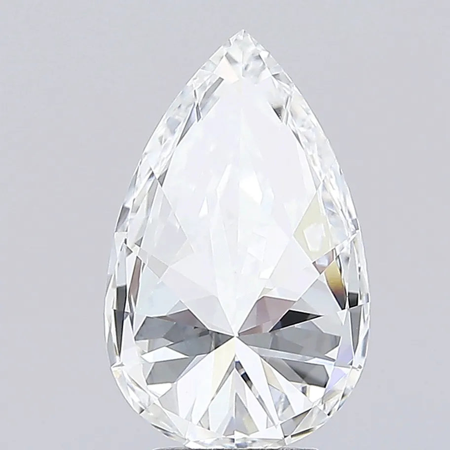 5.00ct Pear Lab Grown Diamond (Colour E, Clarity VVS2, IGI Certified)