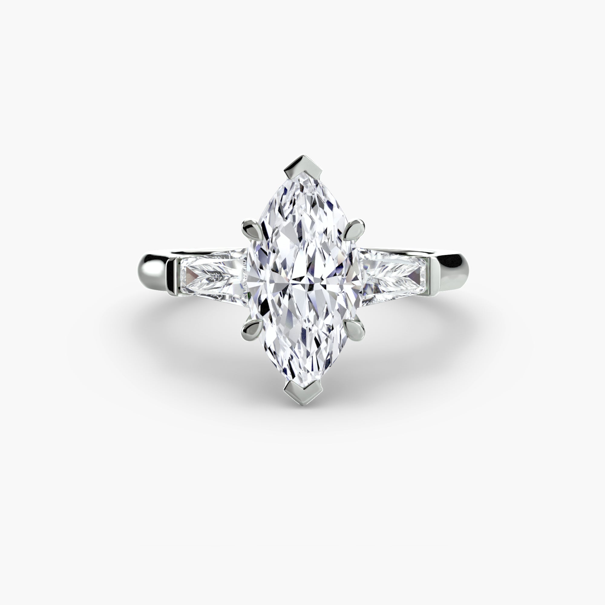 Zara Baguette Ring