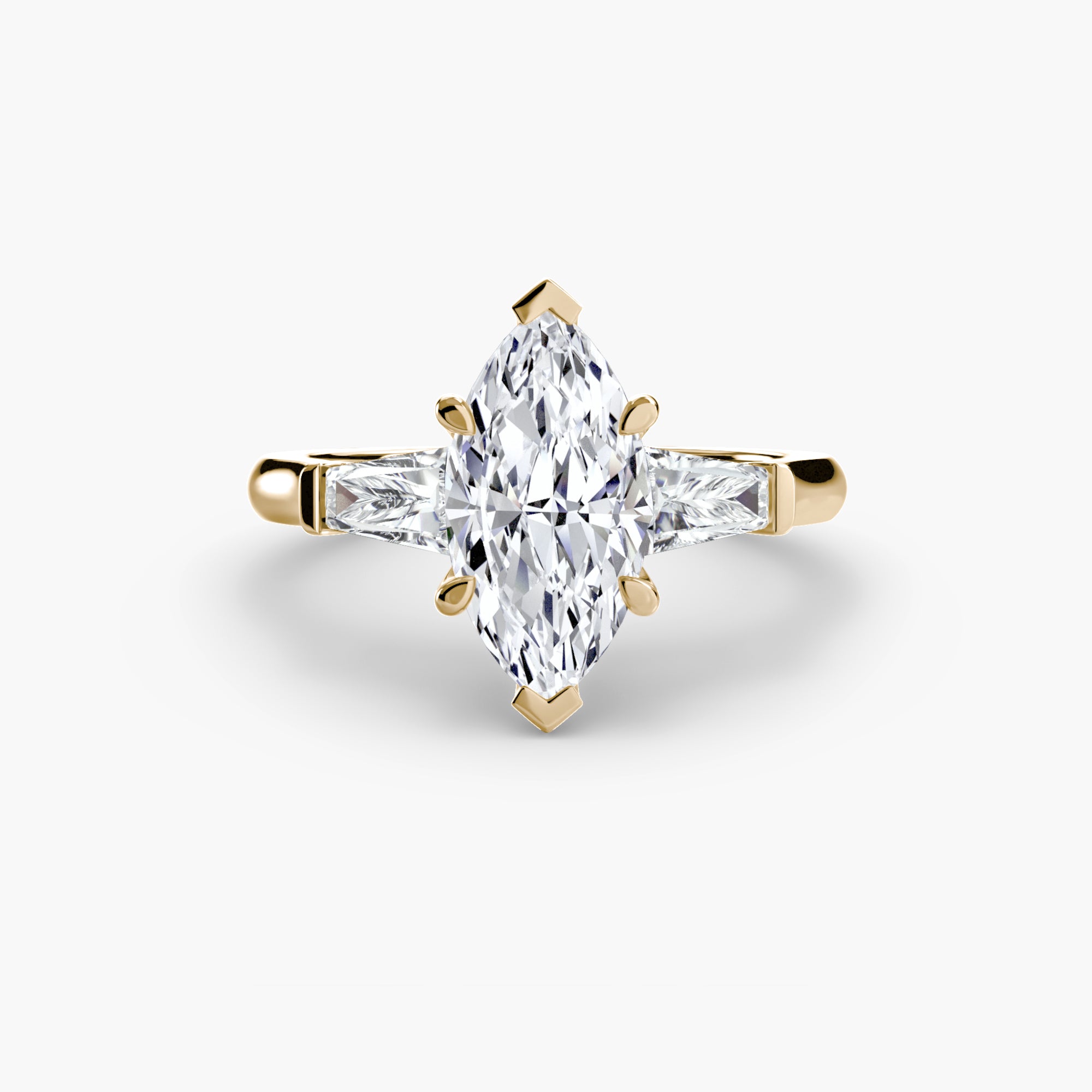 Zara Baguette Ring