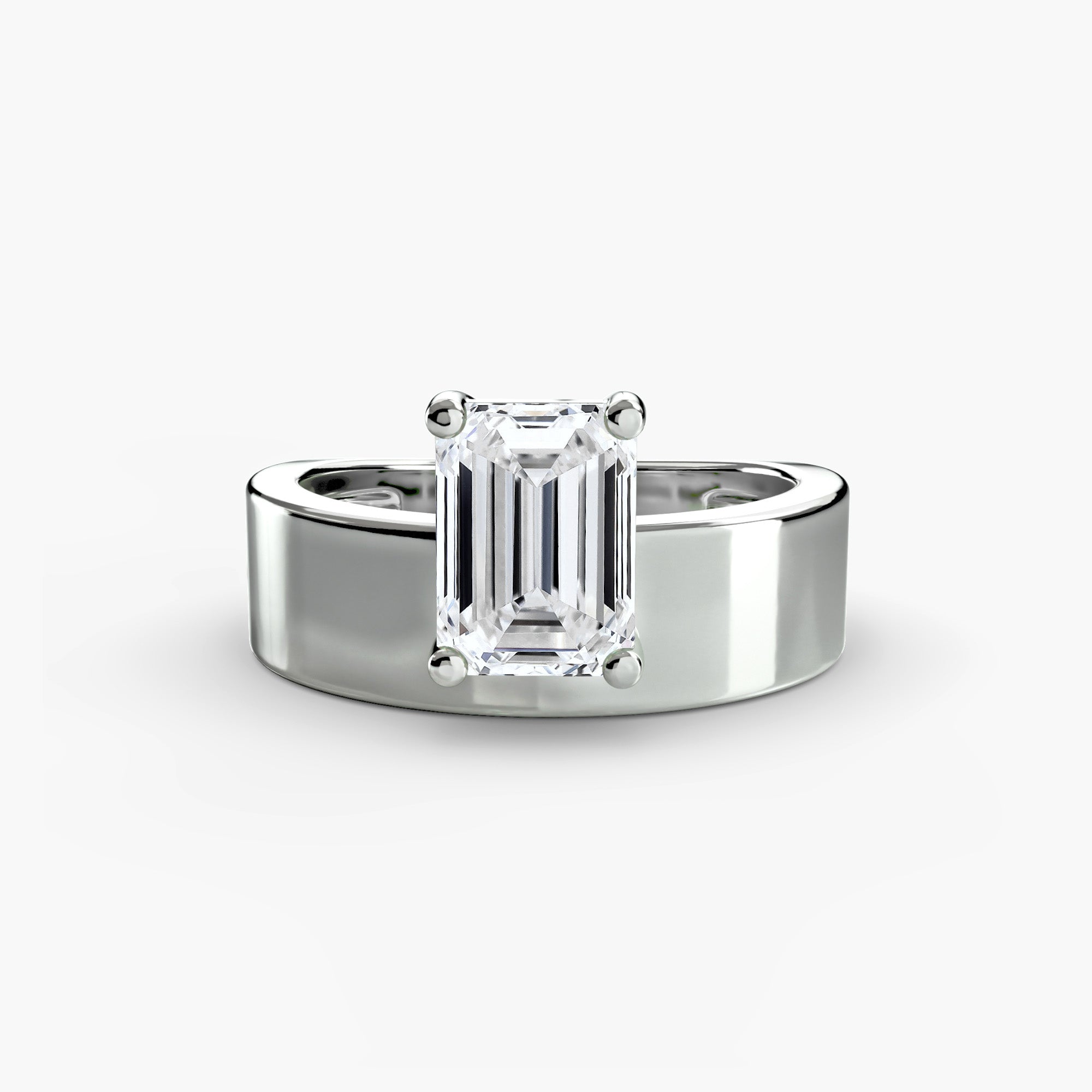 Amara Wide Band Solitaire