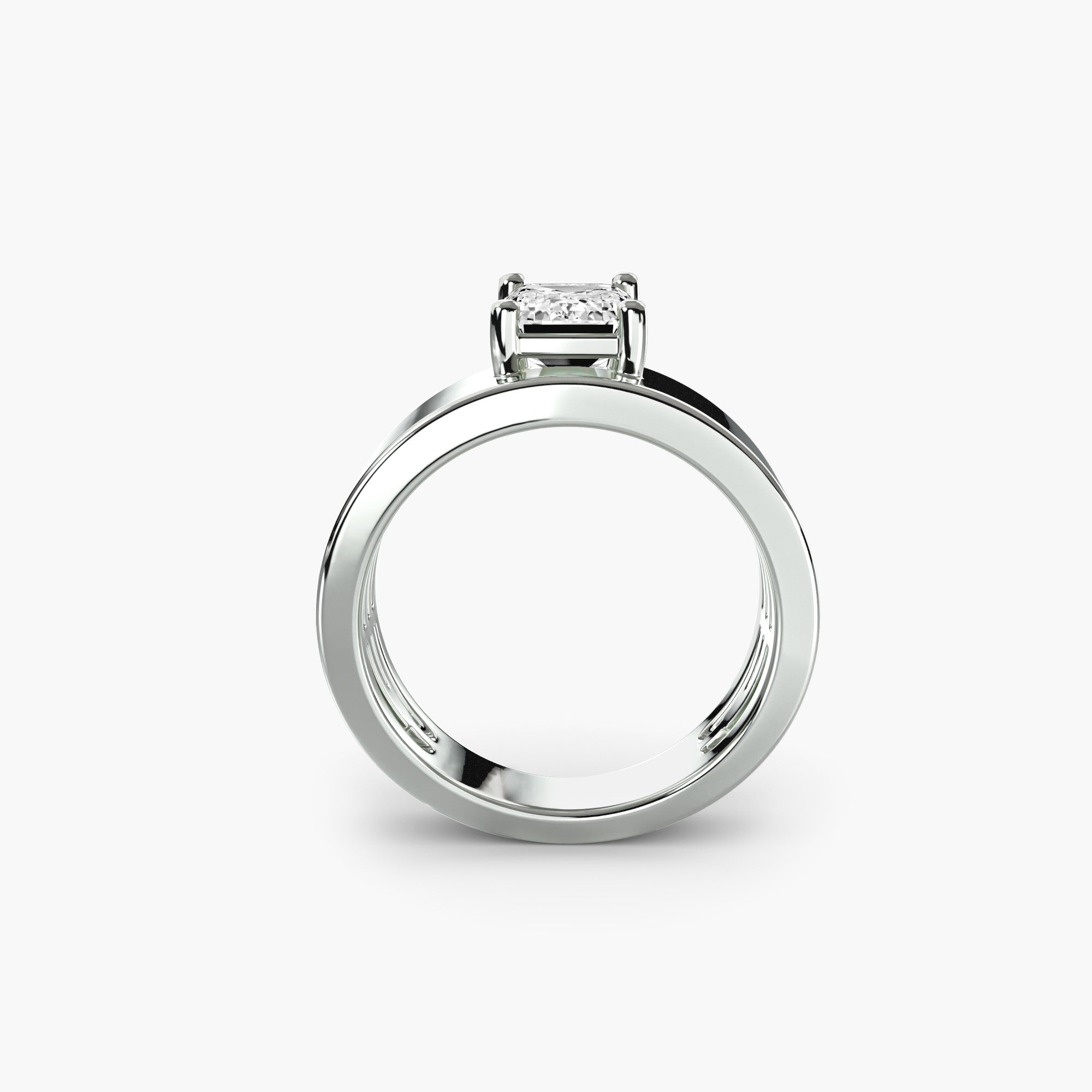 Amara Wide Band Solitaire