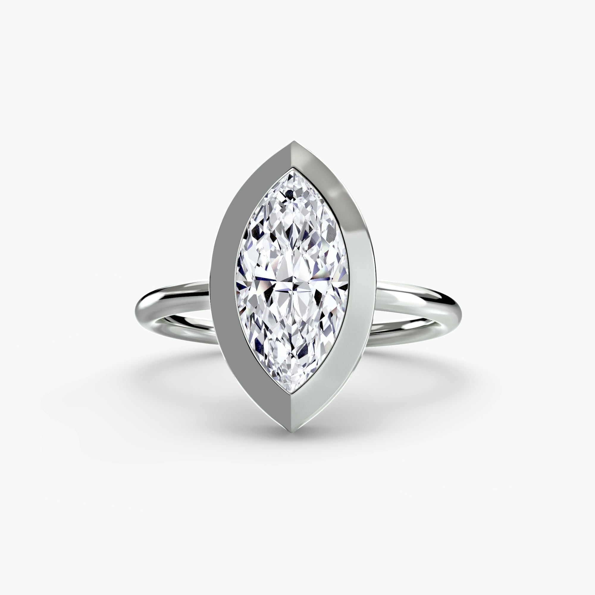 Bezel Set Solitaire