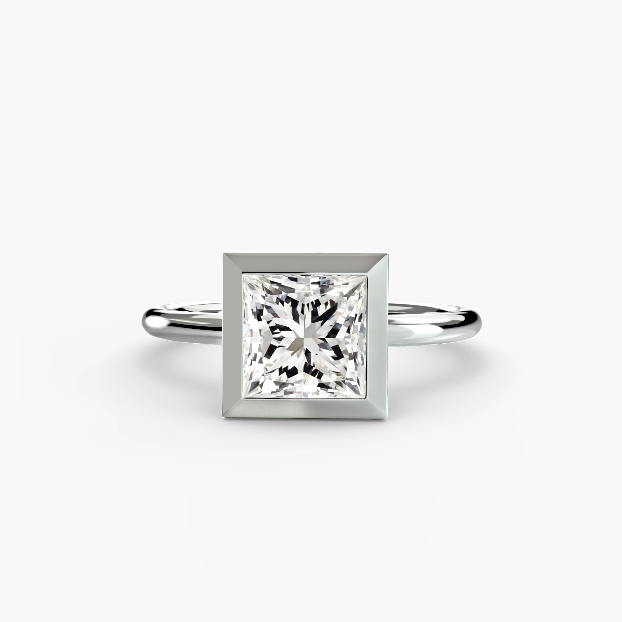 Bezel Set Solitaire