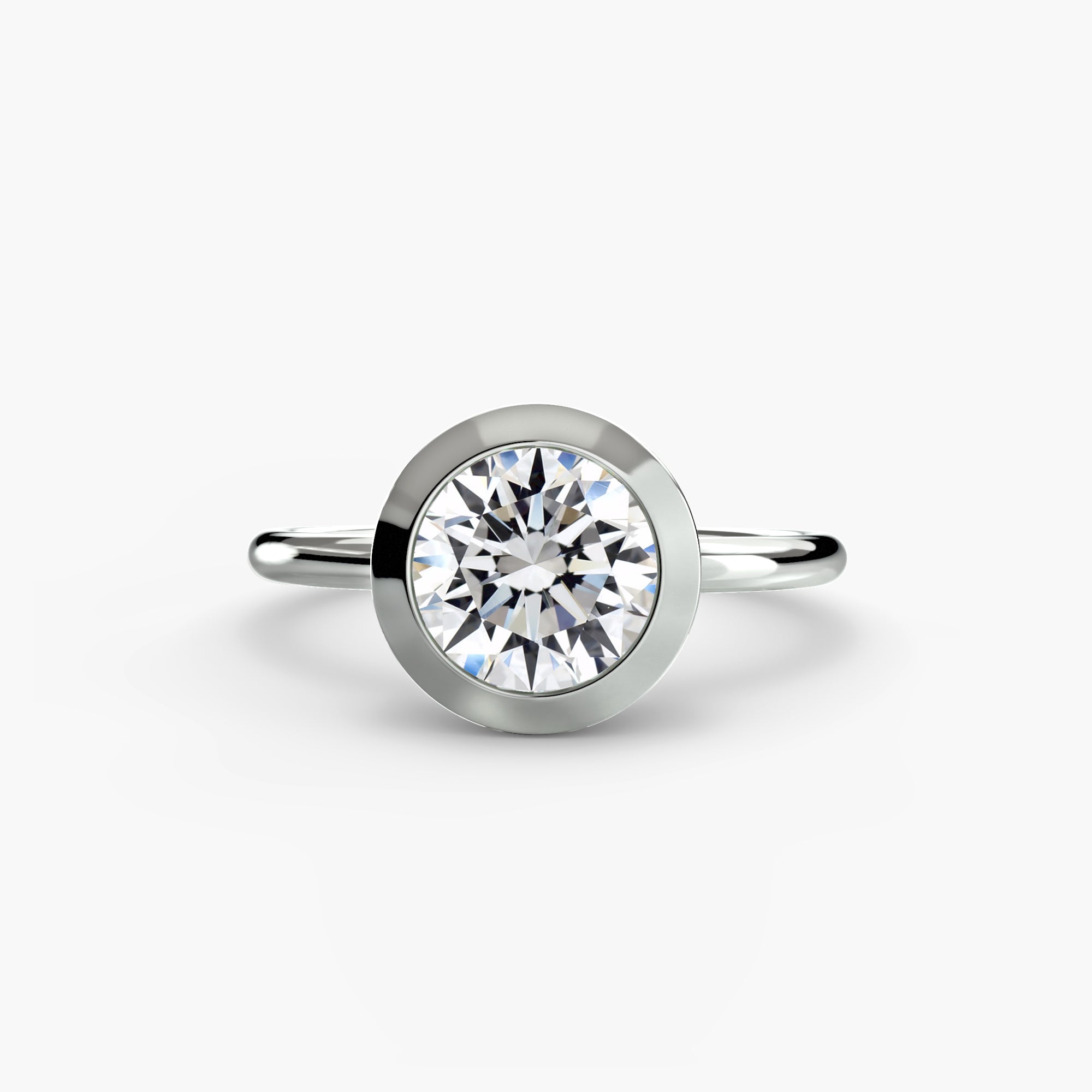 Bezel Set Solitaire