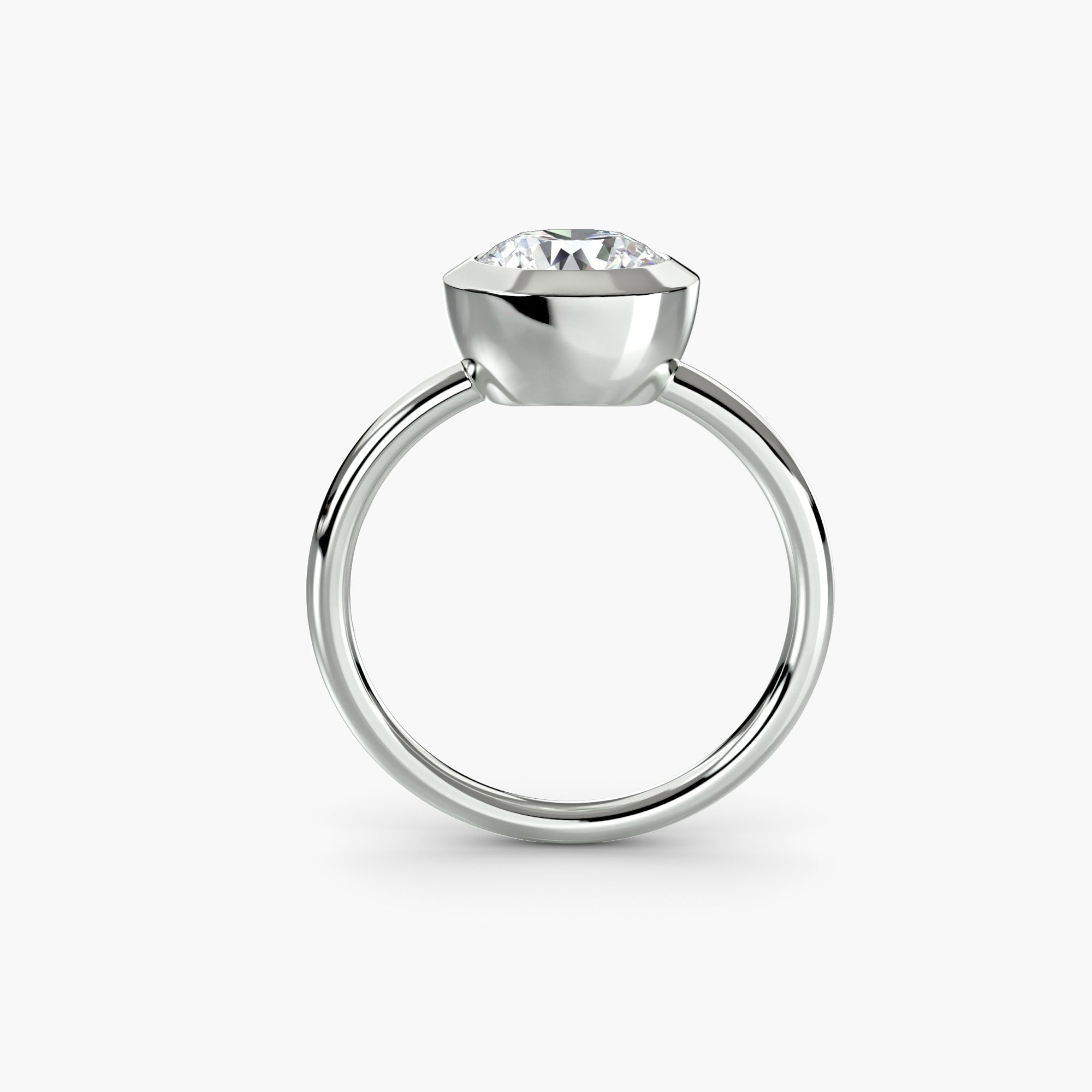 Bezel Set Solitaire