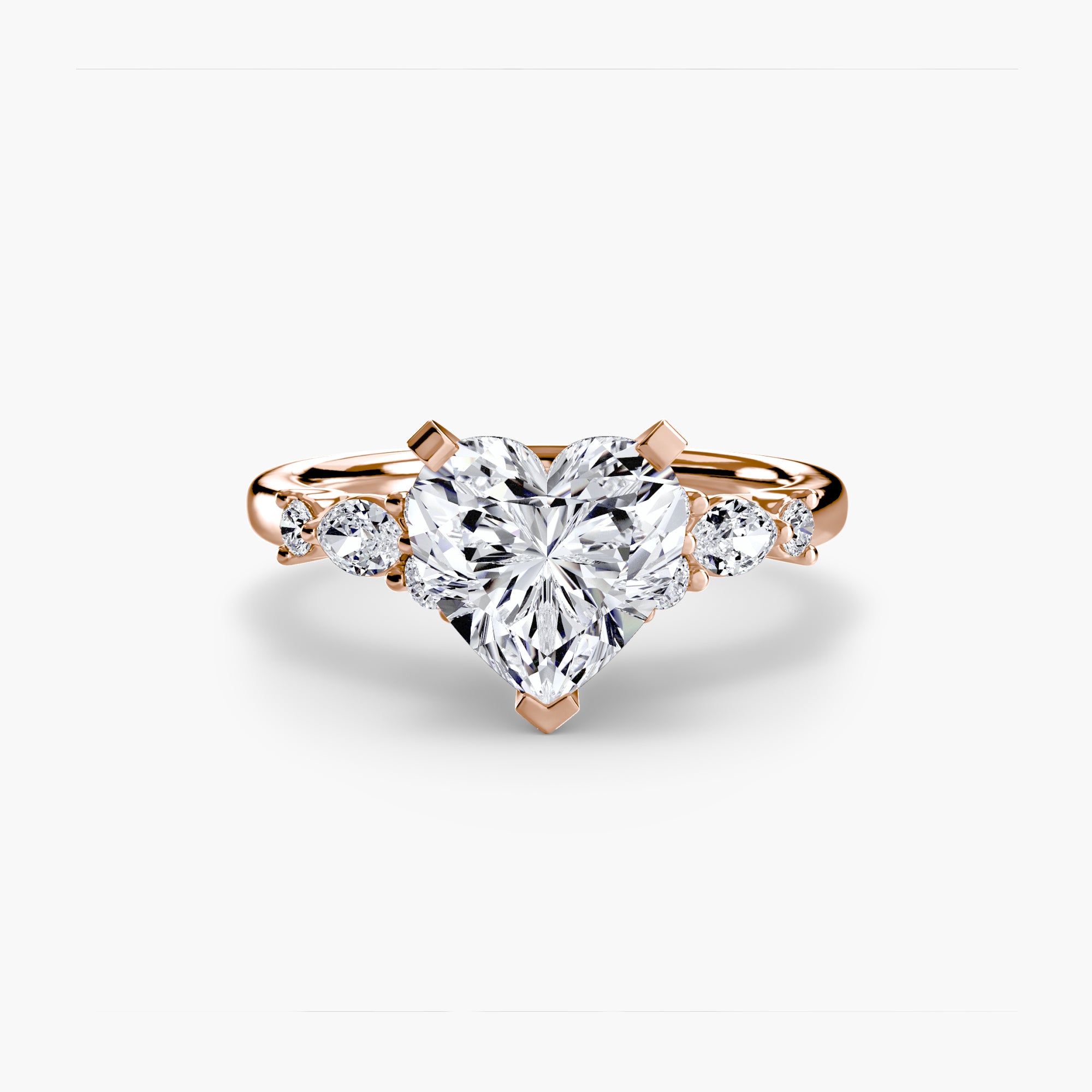 Solenne Floral Accent Solitaire