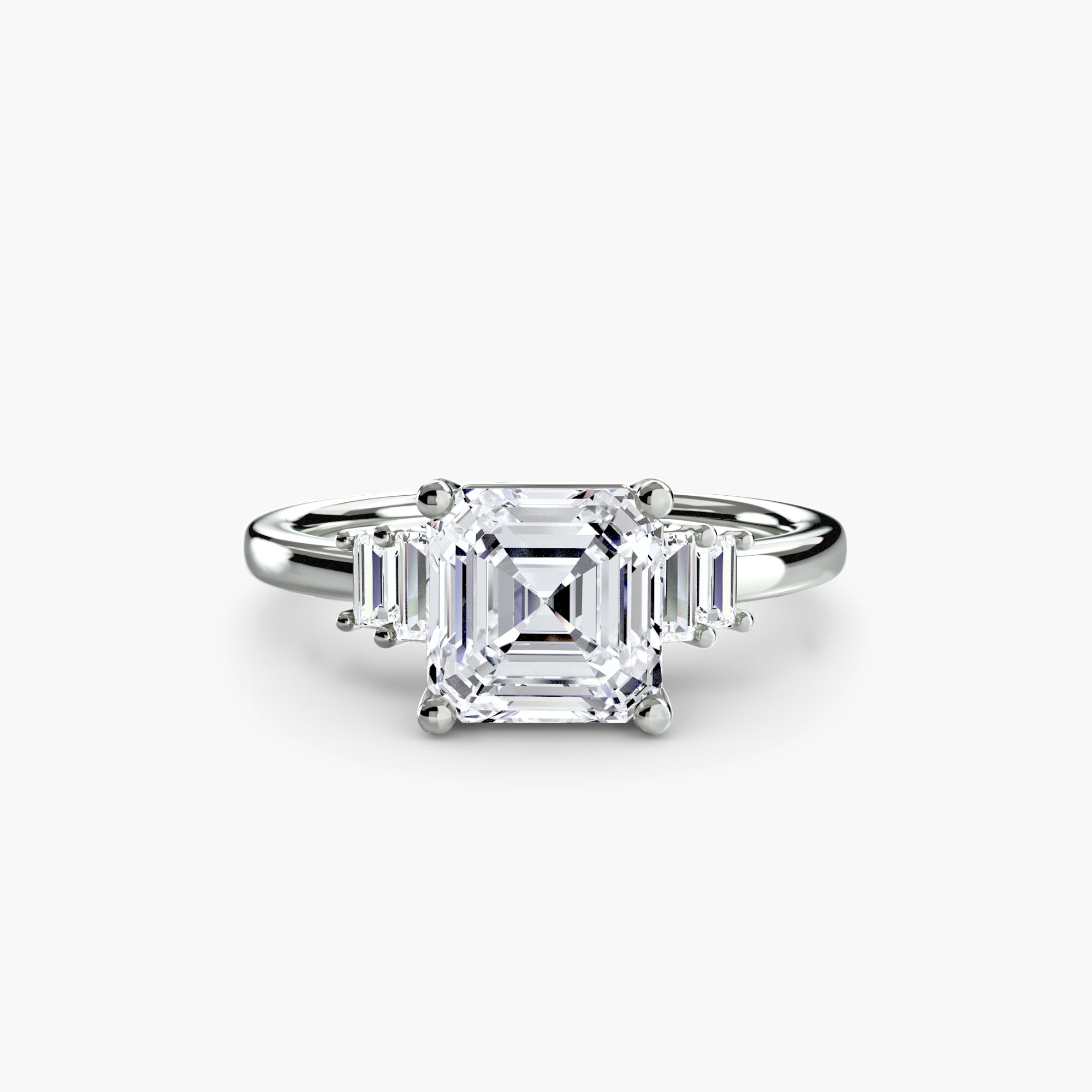 Baguette Accent Ring