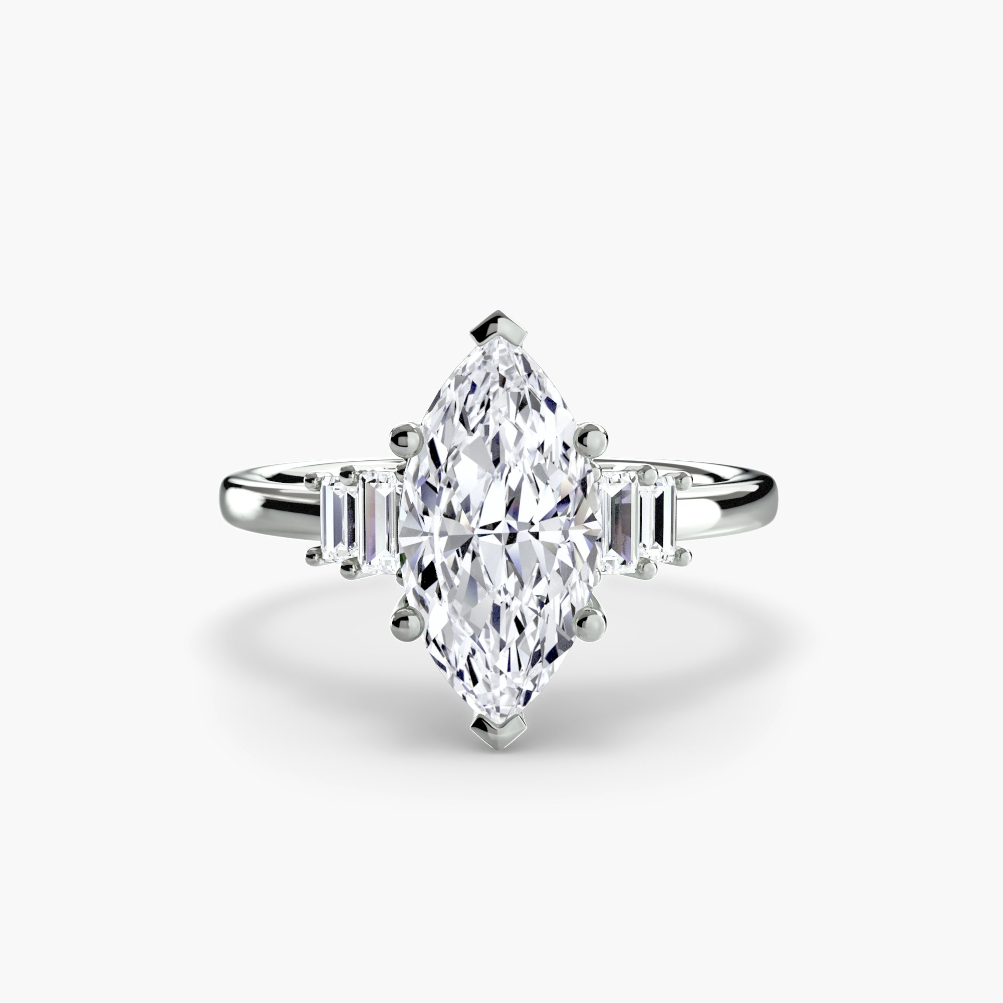Baguette Accent Ring