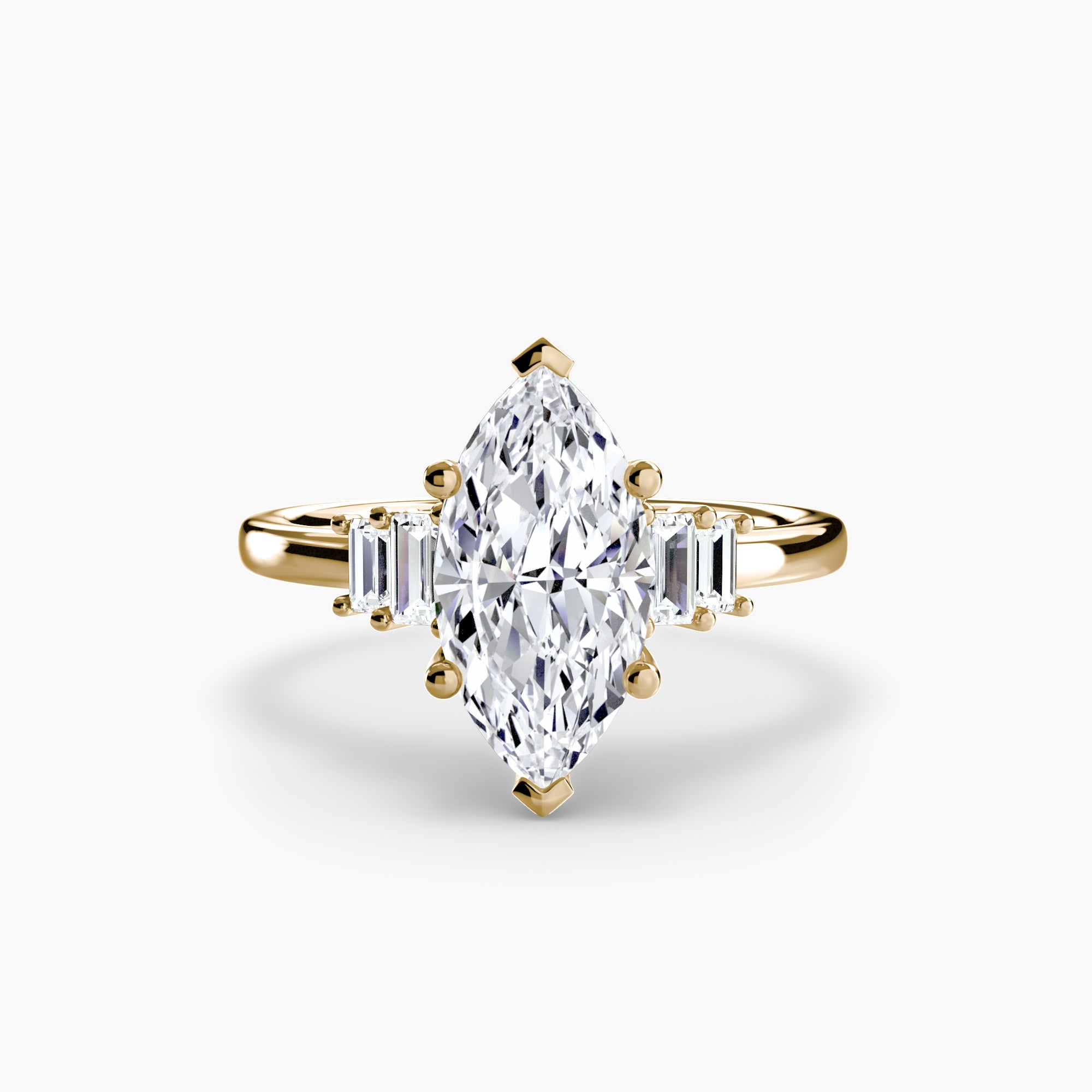 Baguette Accent Ring