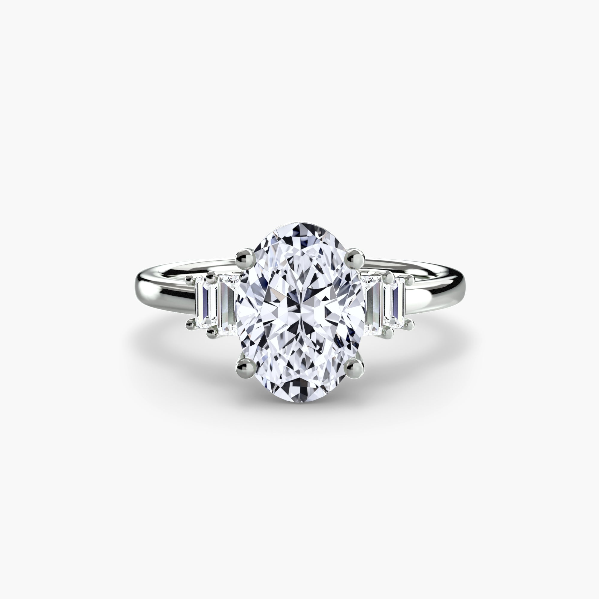 Baguette Accent Ring