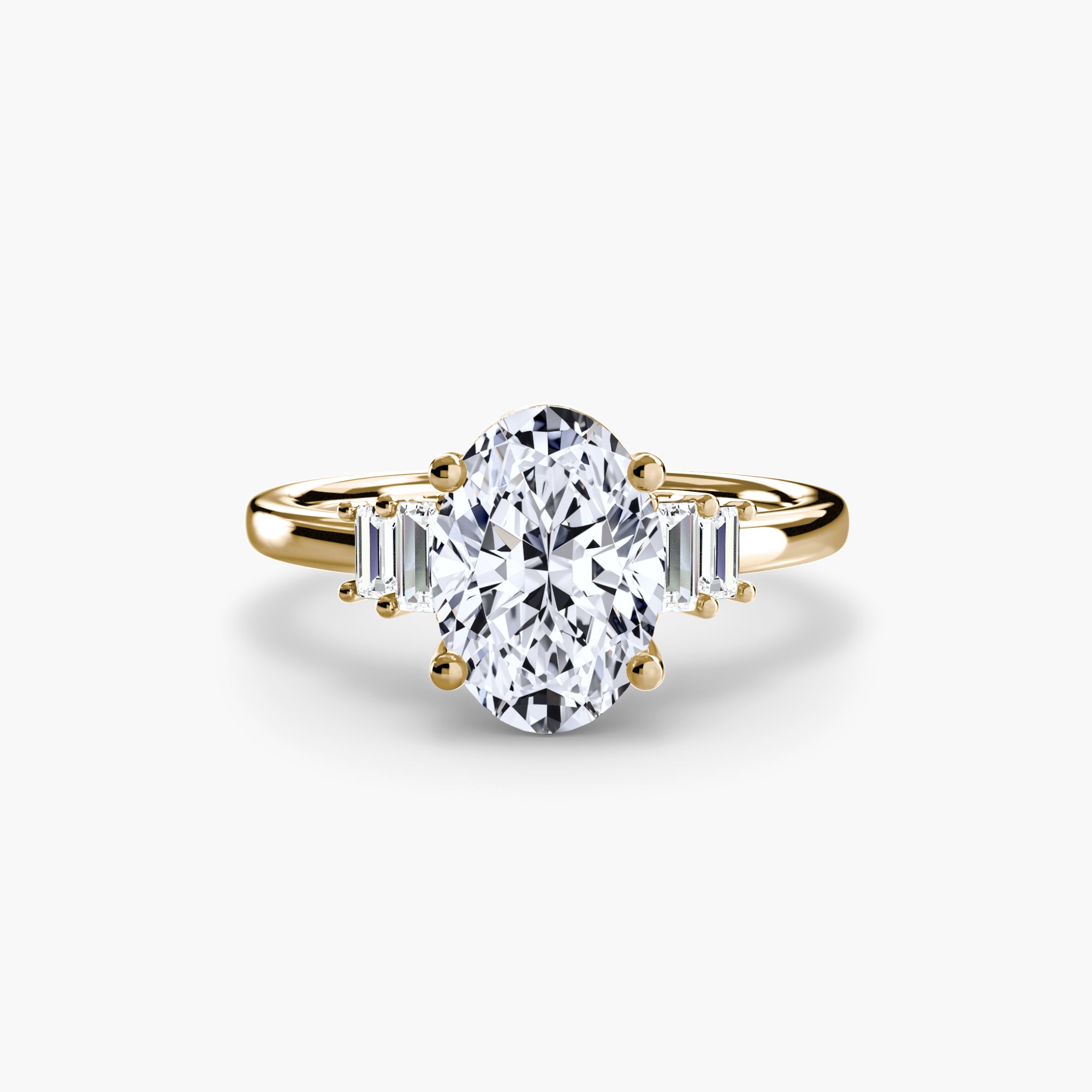 Baguette Accent Ring