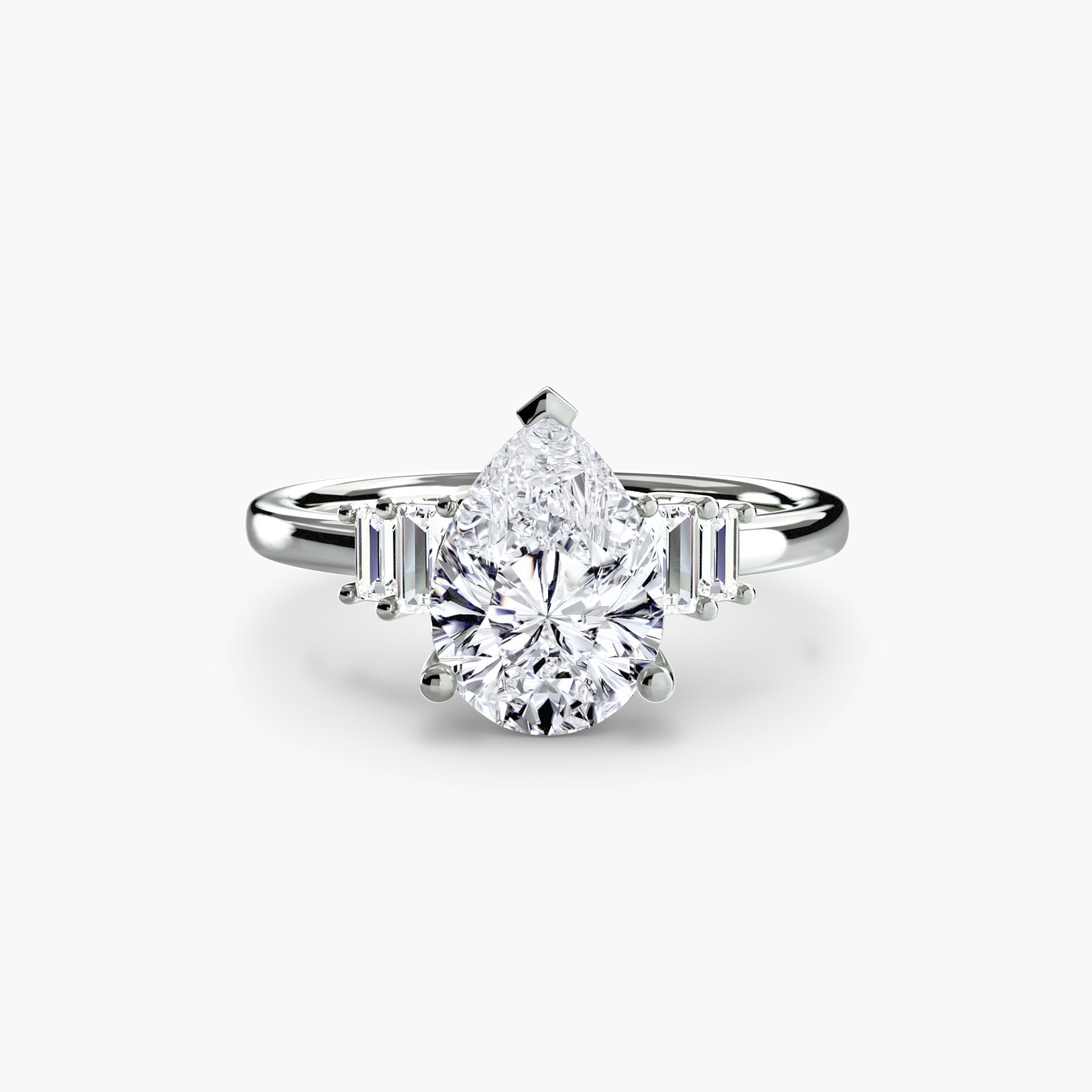 Baguette Accent Ring