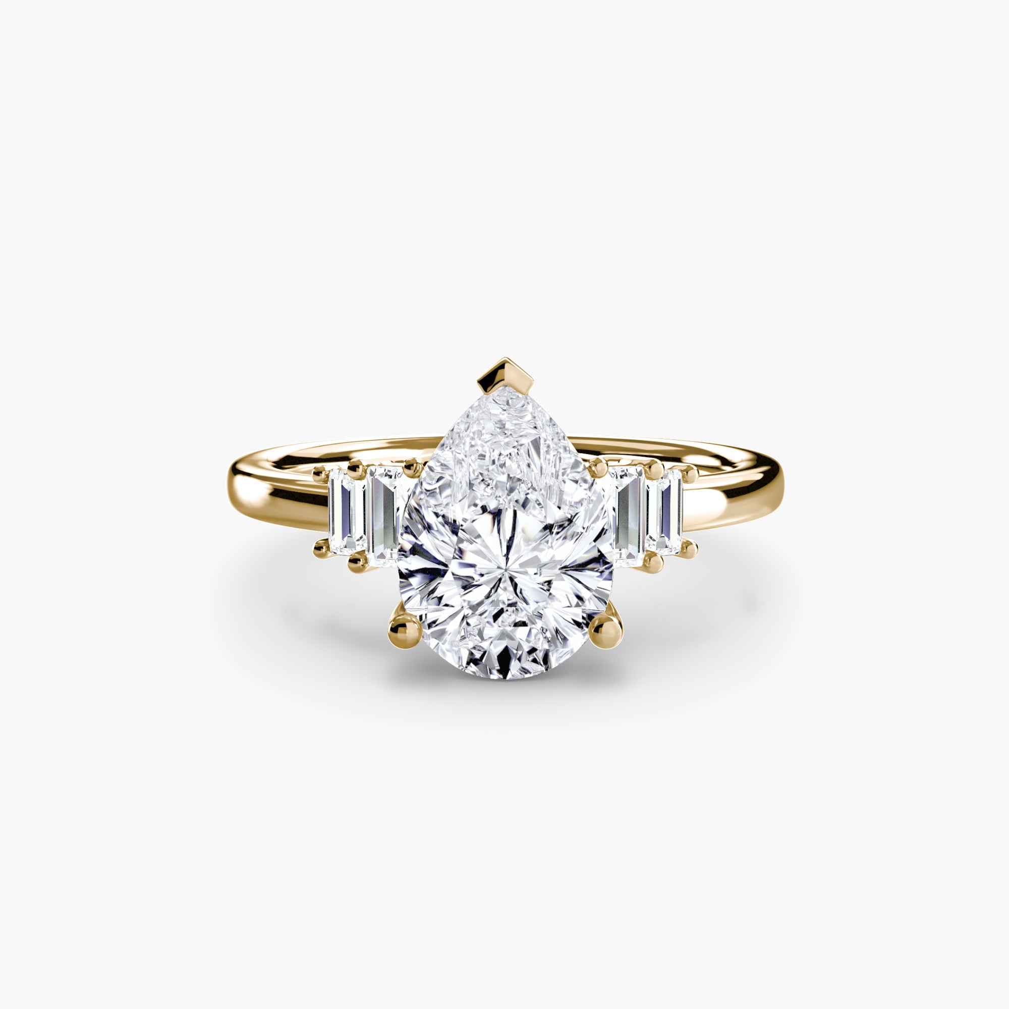 Baguette Accent Ring