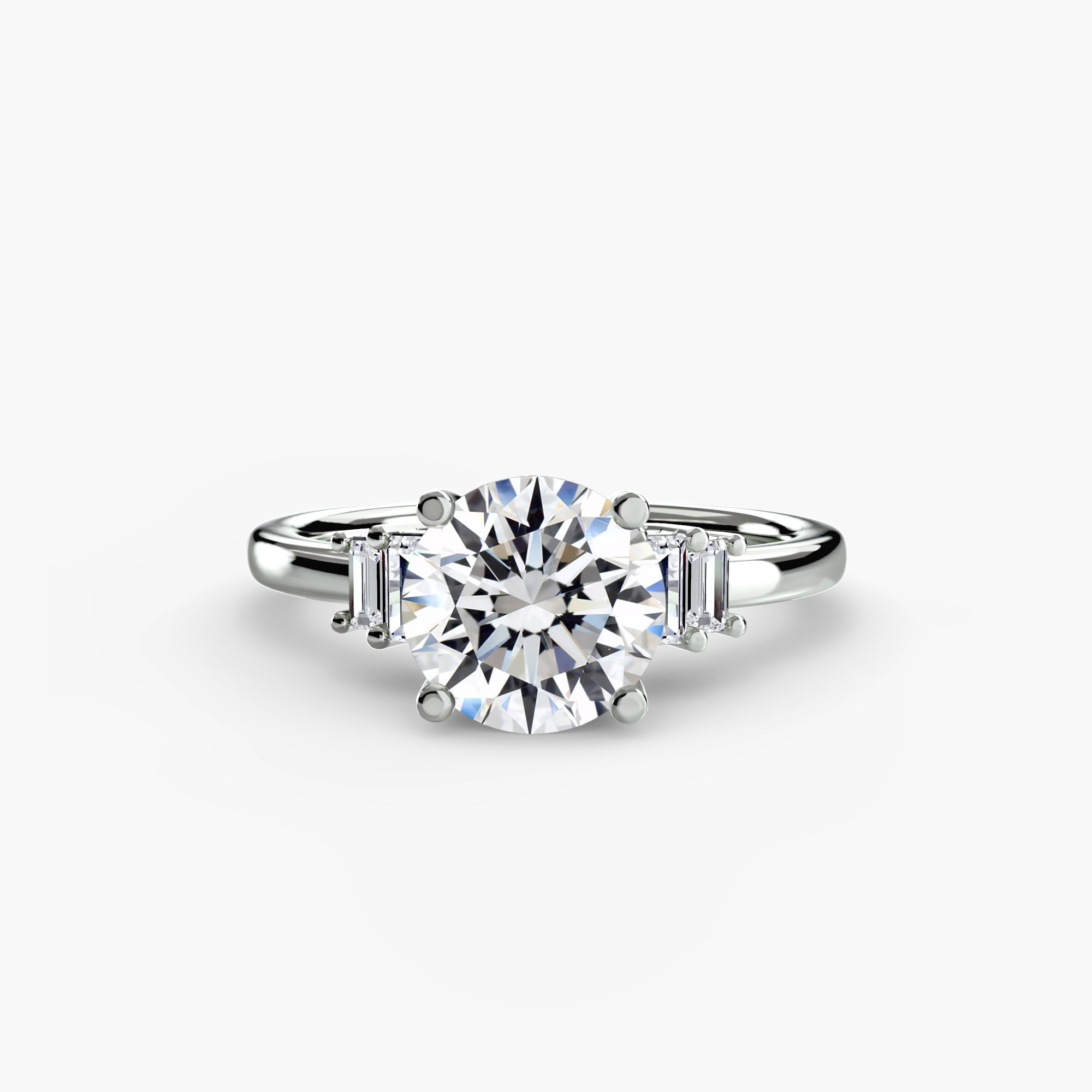 Baguette Accent Ring
