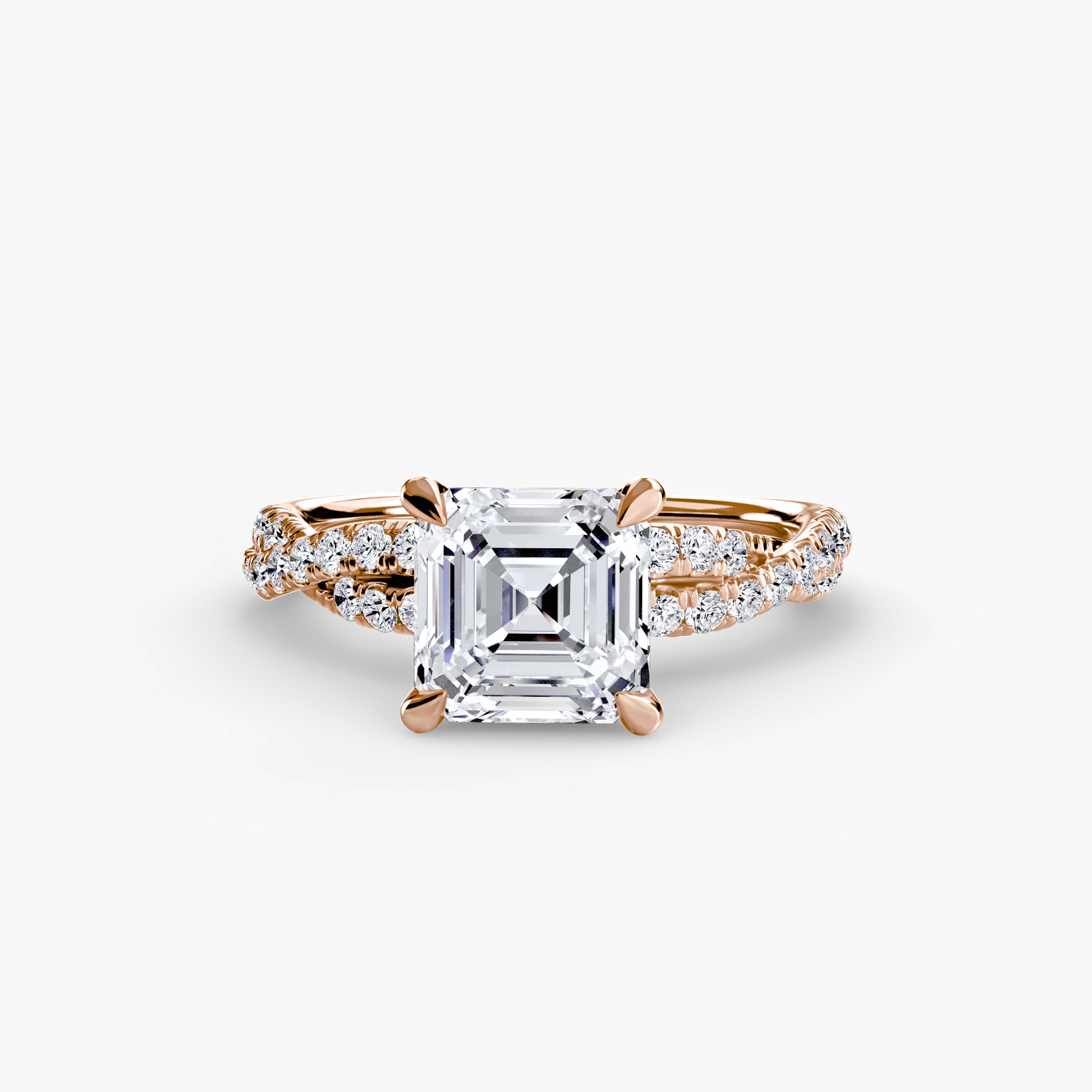 Tate Twisted Pavé Solitaire