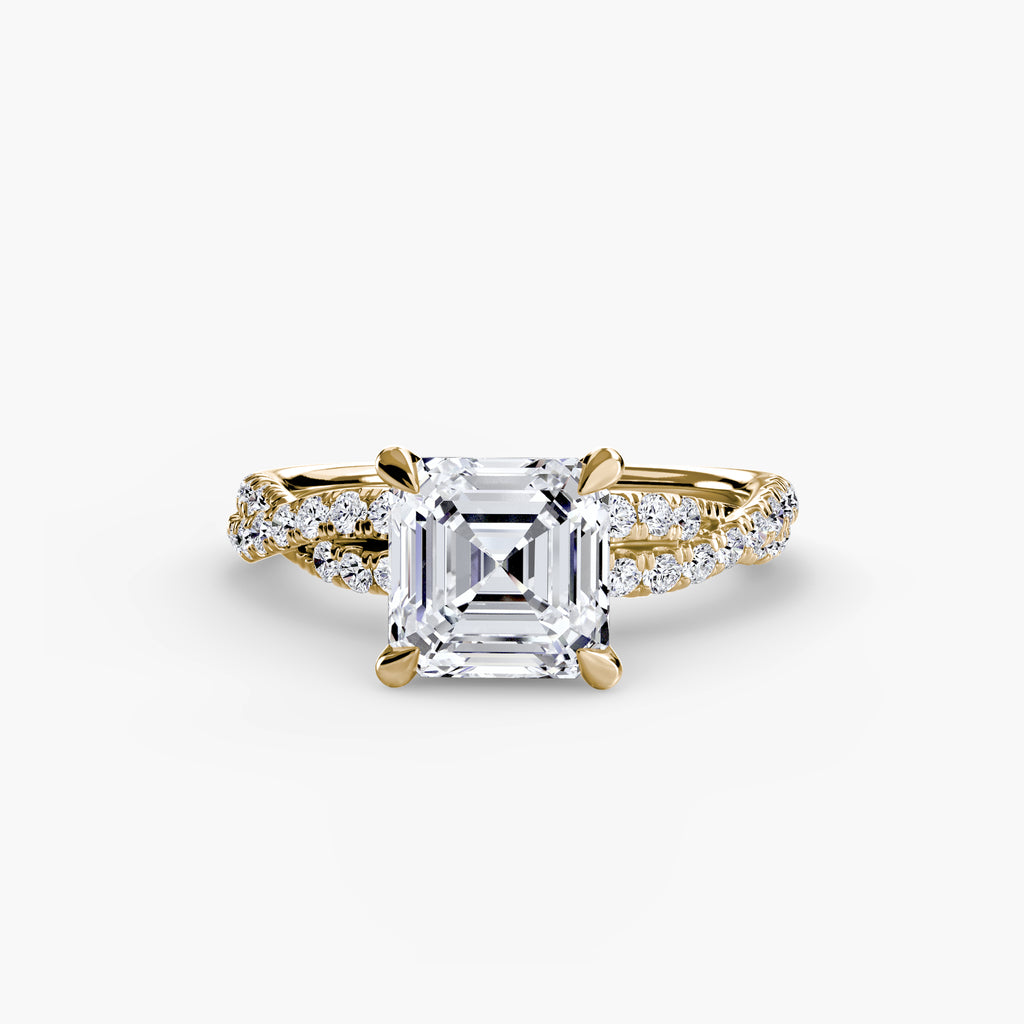 Tate Twisted Pavé Solitaire