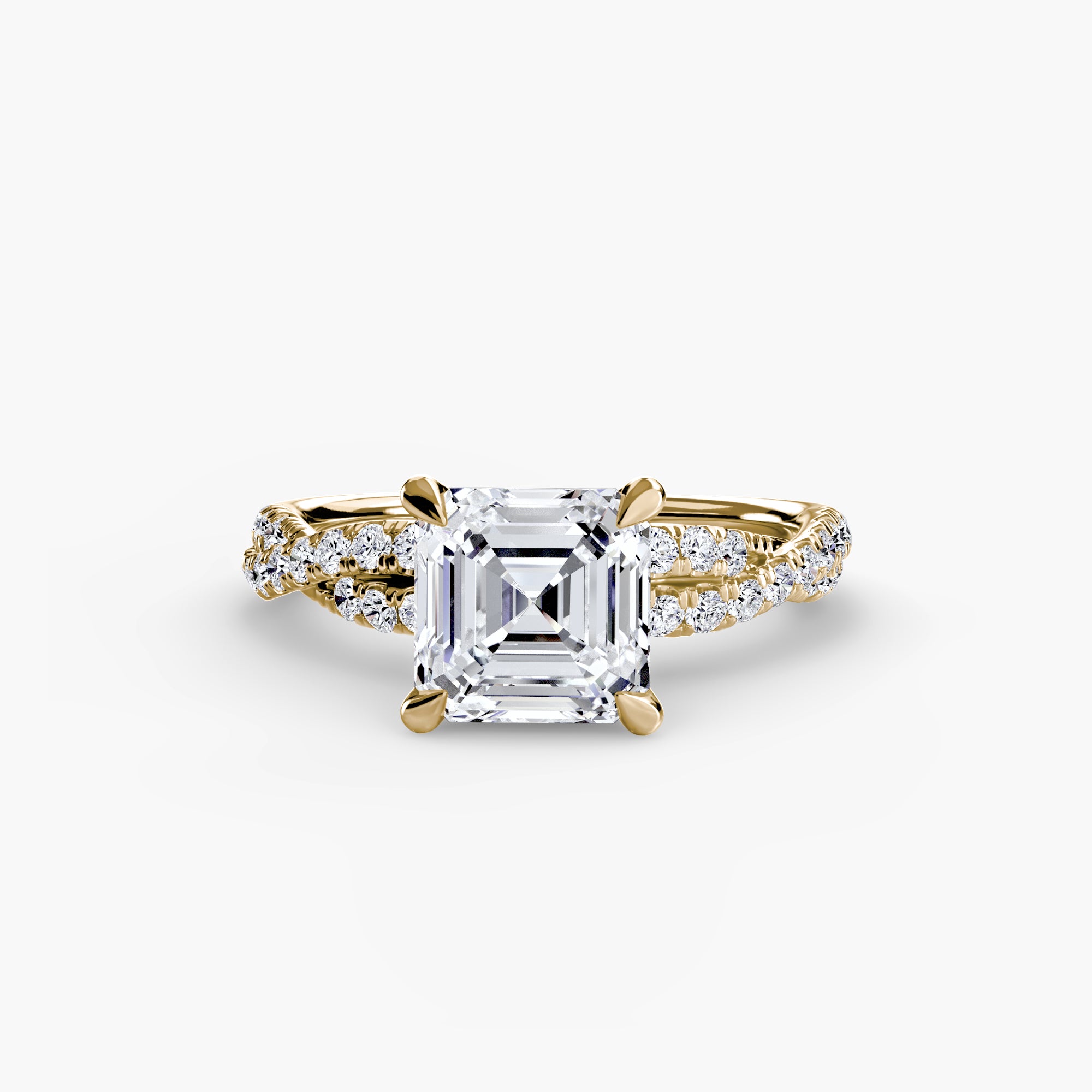 Tate Twisted Pavé Solitaire