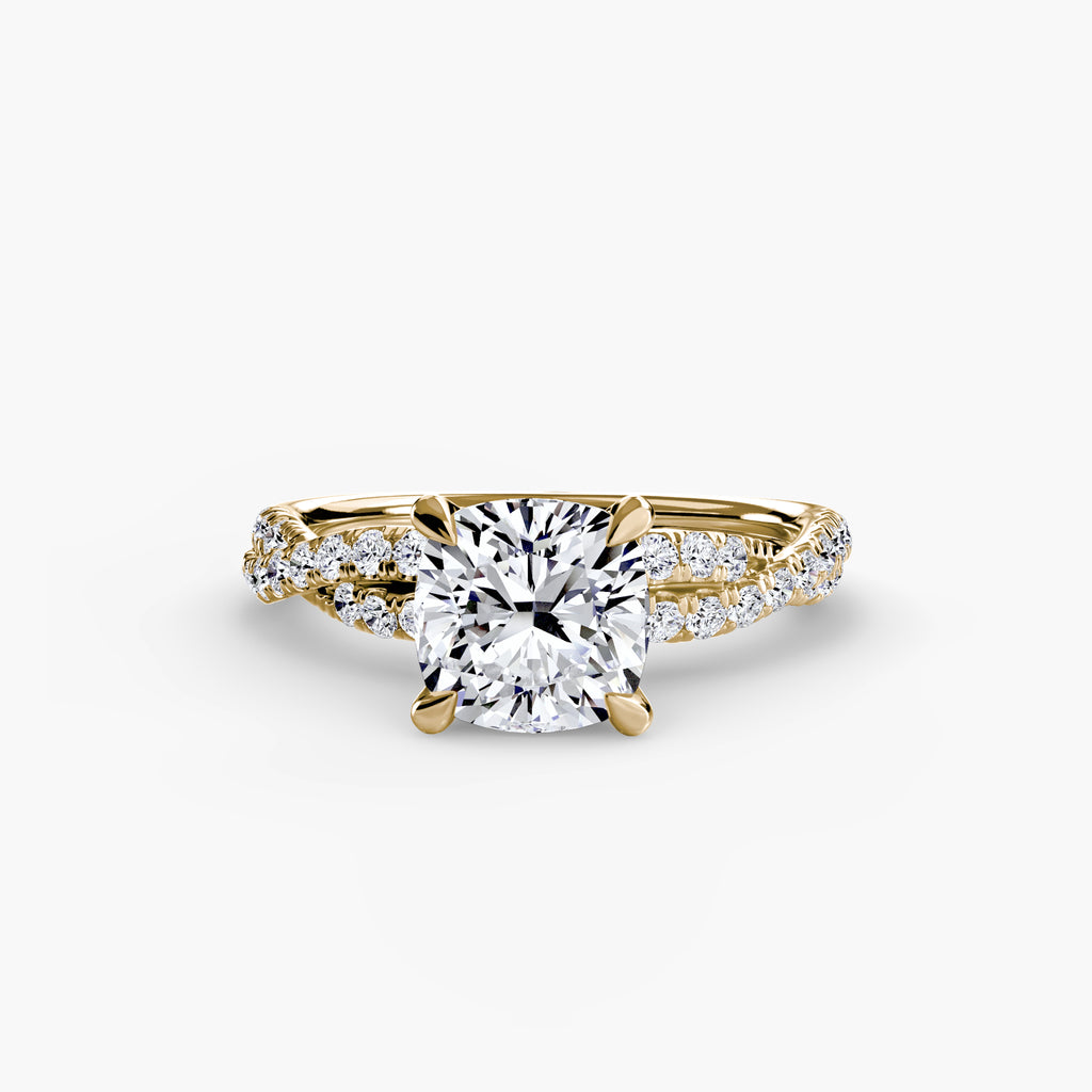 Tate Twisted Pavé Solitaire