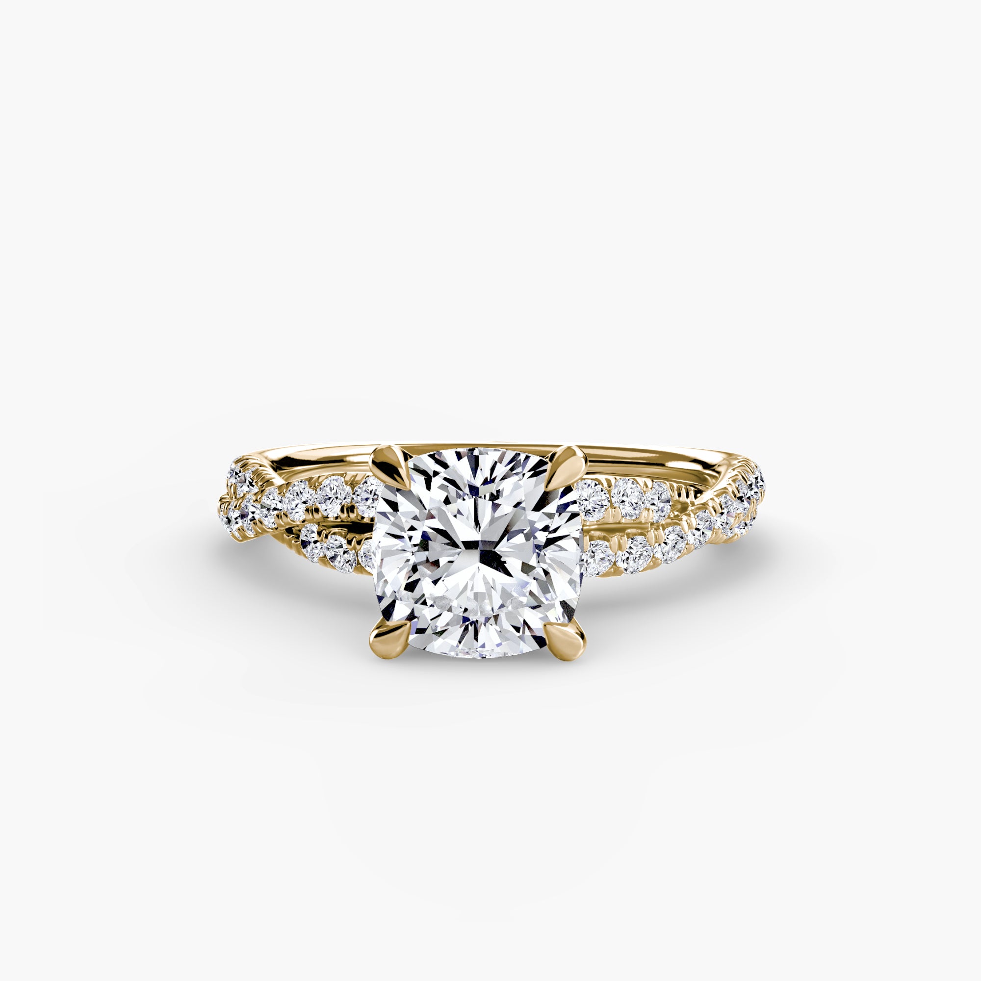 Tate Twisted Pavé Solitaire
