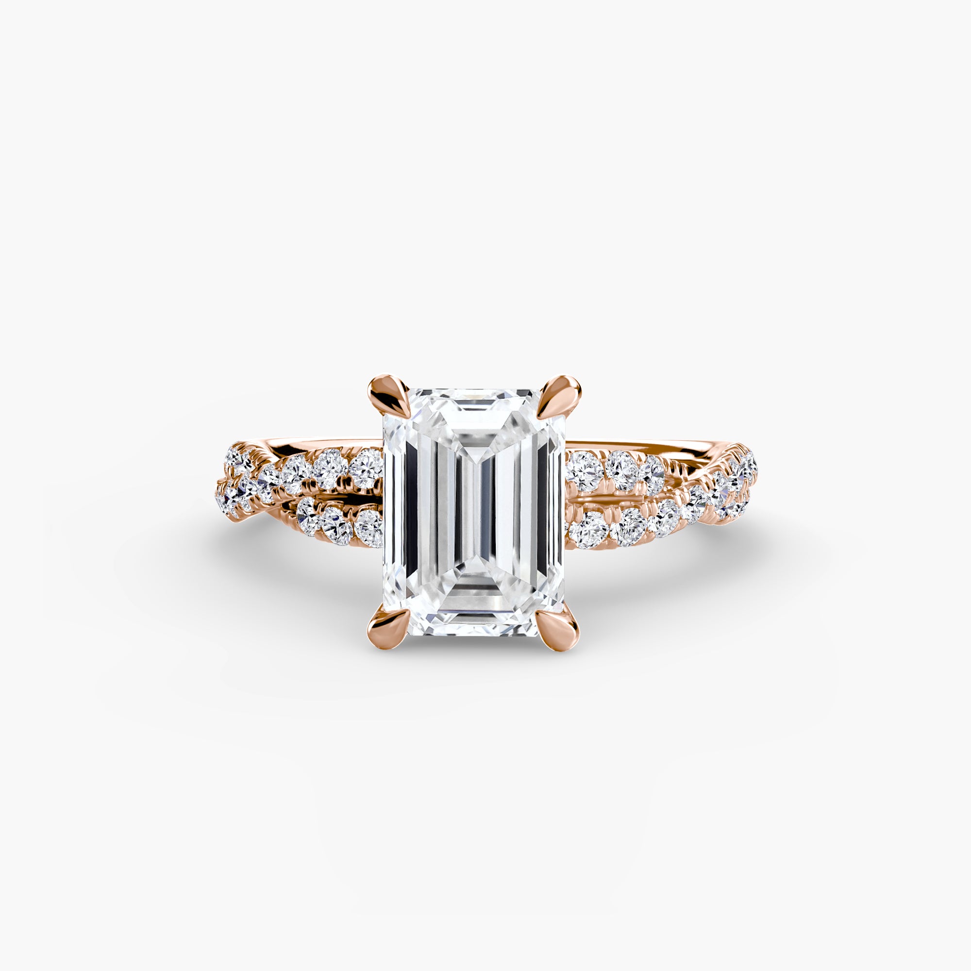 Tate Twisted Pavé Solitaire