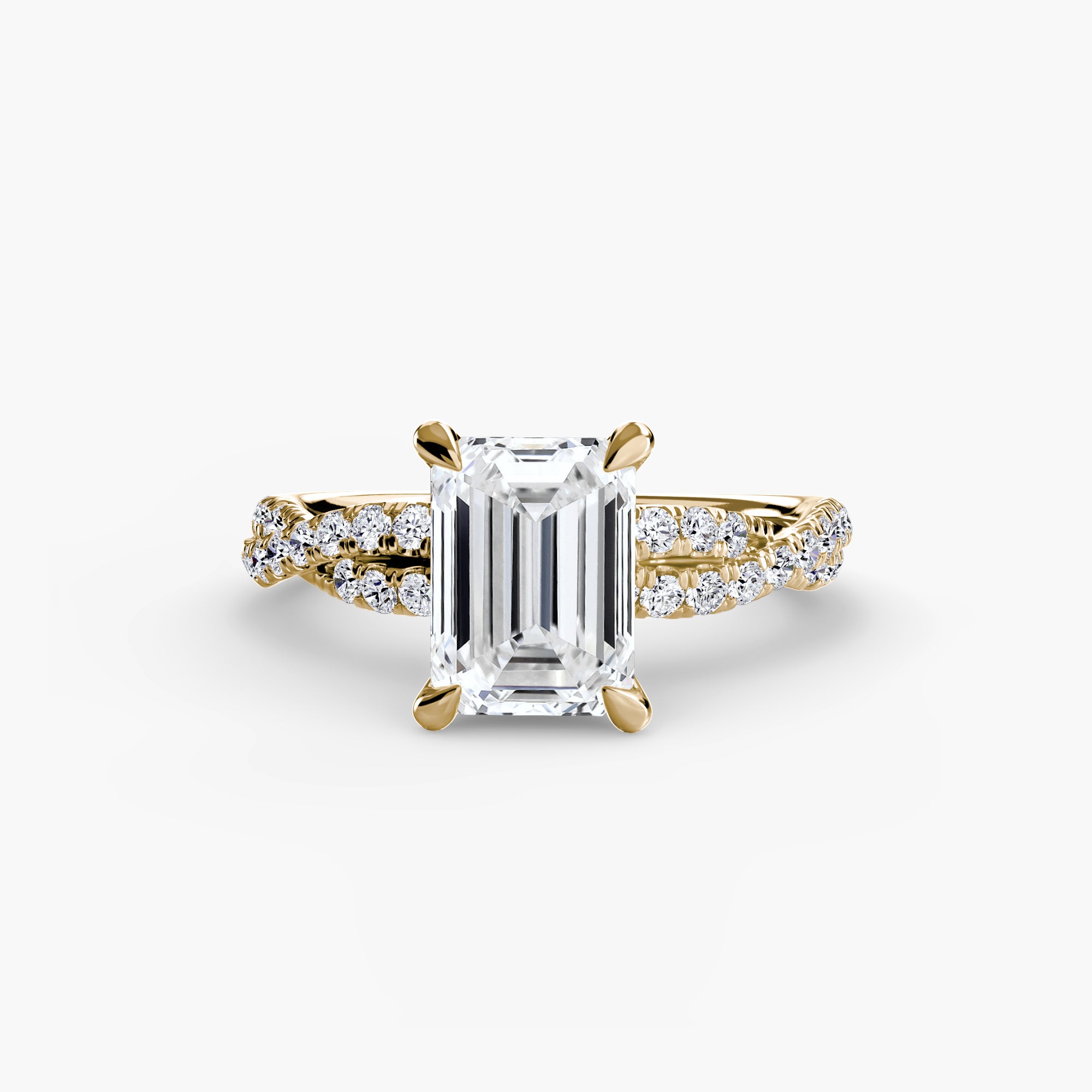 Tate Twisted Pavé Solitaire