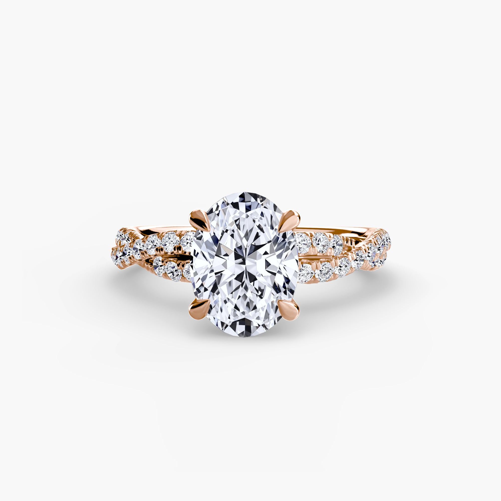 Tate Twisted Pavé Solitaire