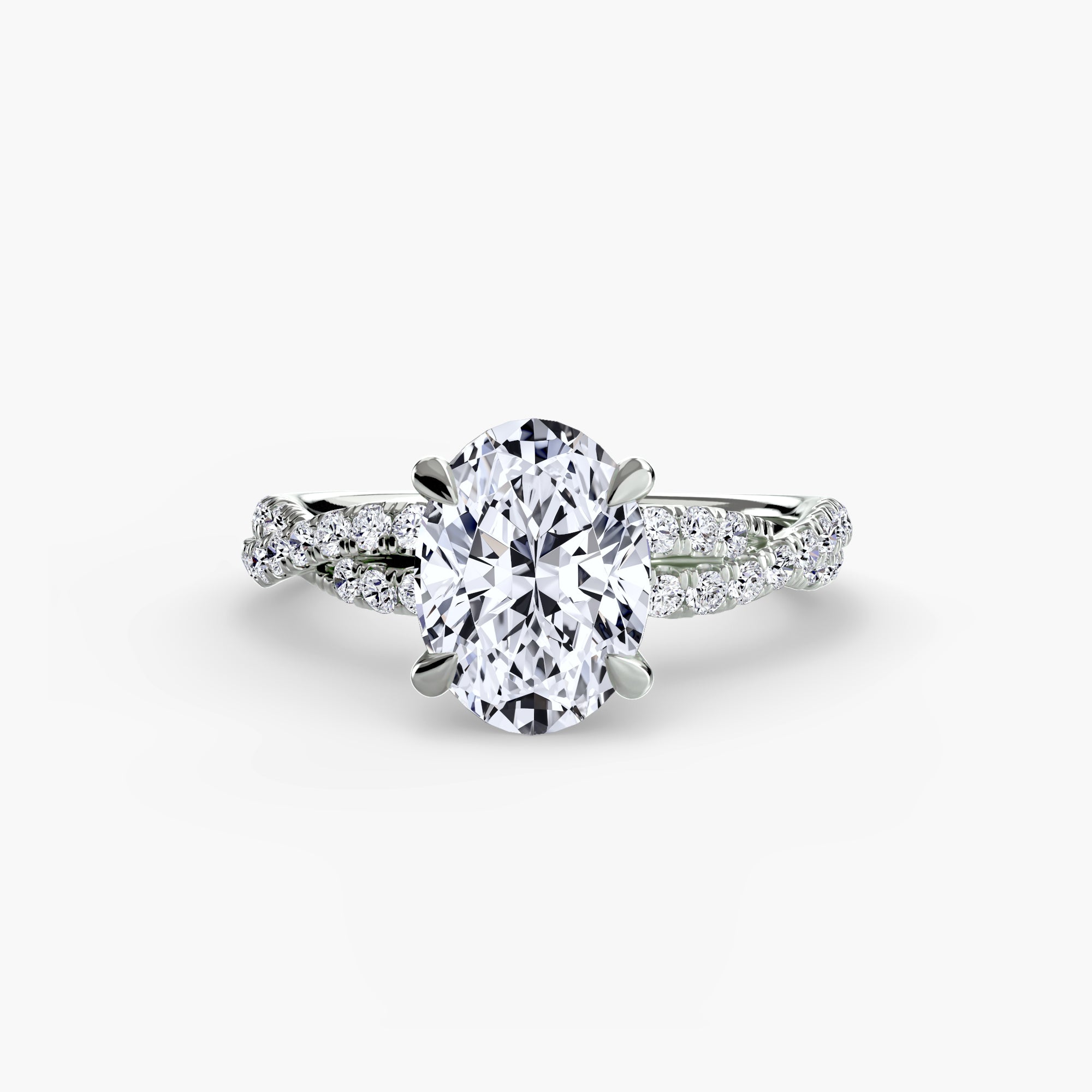 Tate Twisted Pavé Solitaire