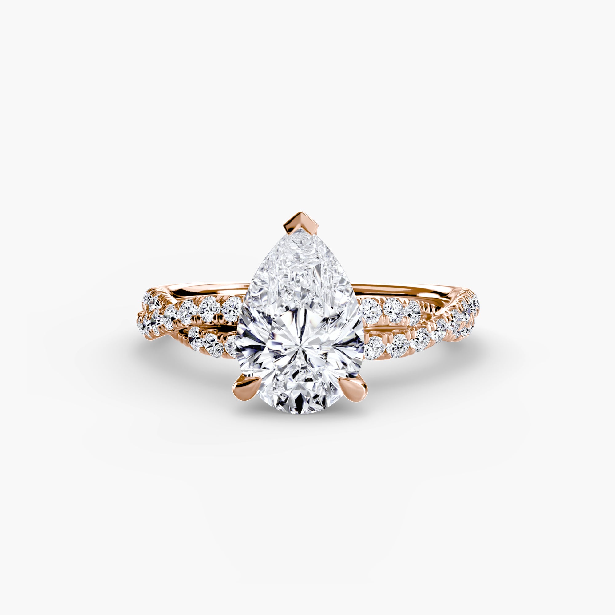 Tate Twisted Pavé Solitaire