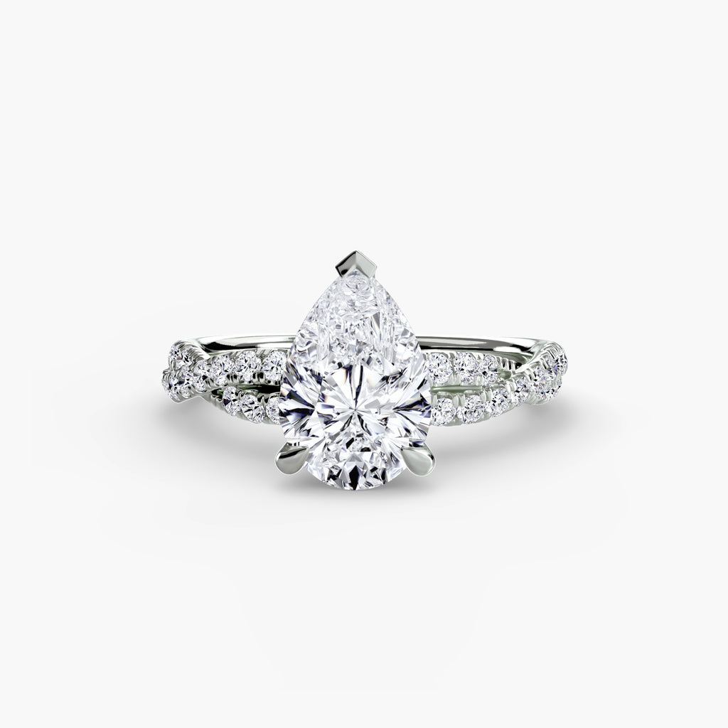 Tate Twisted Pavé Solitaire