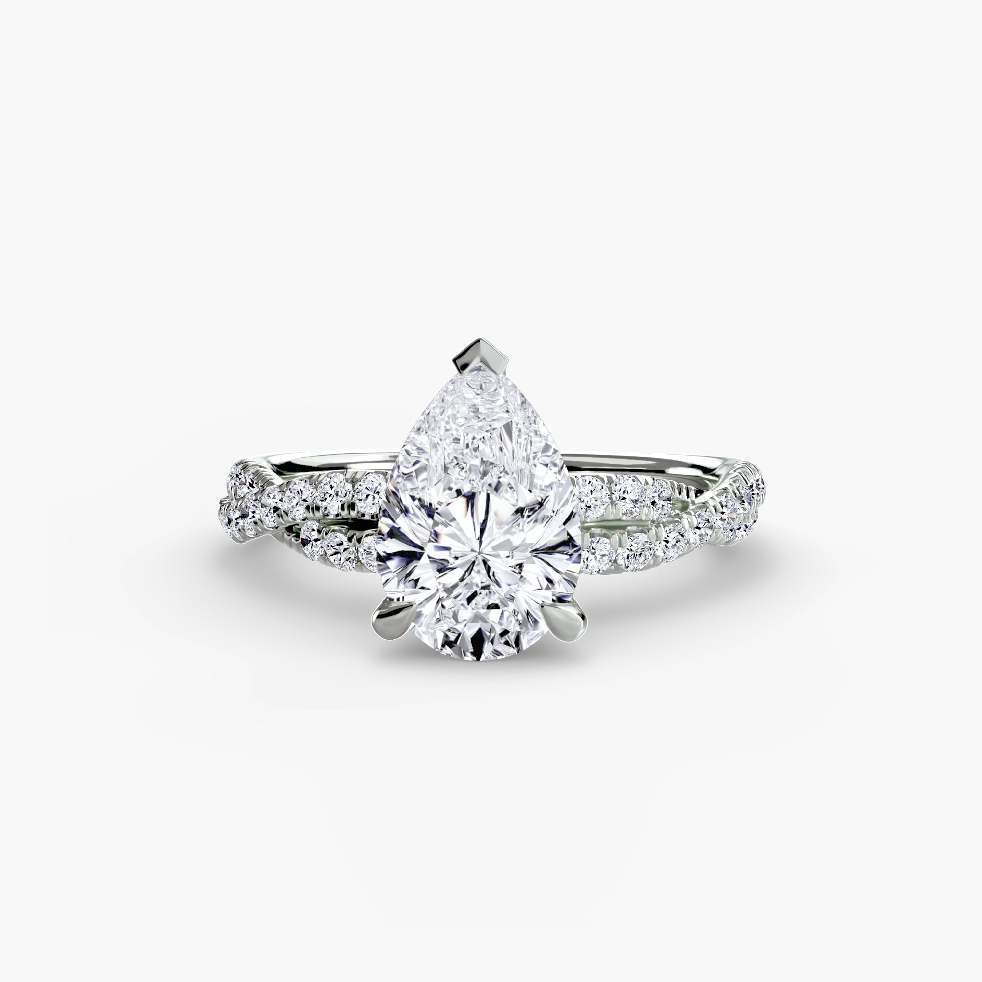 Tate Twisted Pavé Solitaire