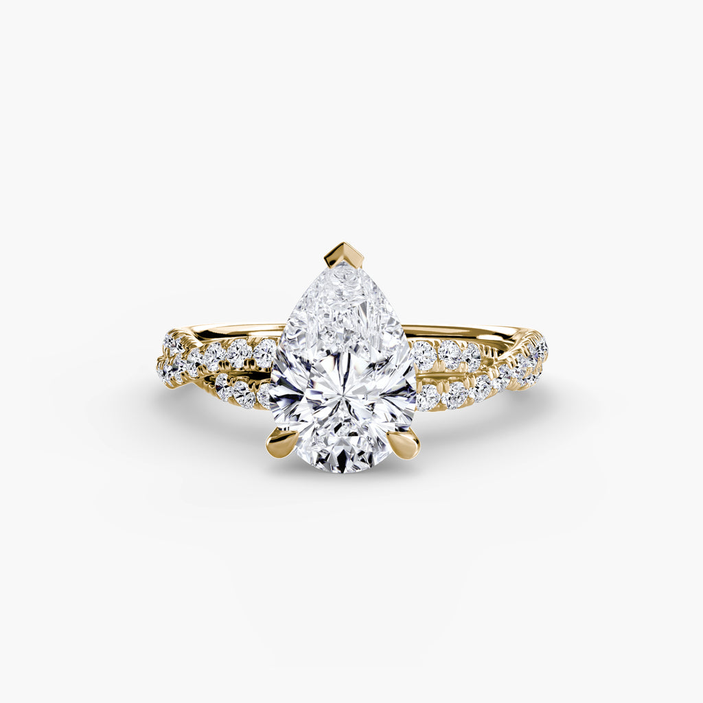 Tate Twisted Pavé Solitaire