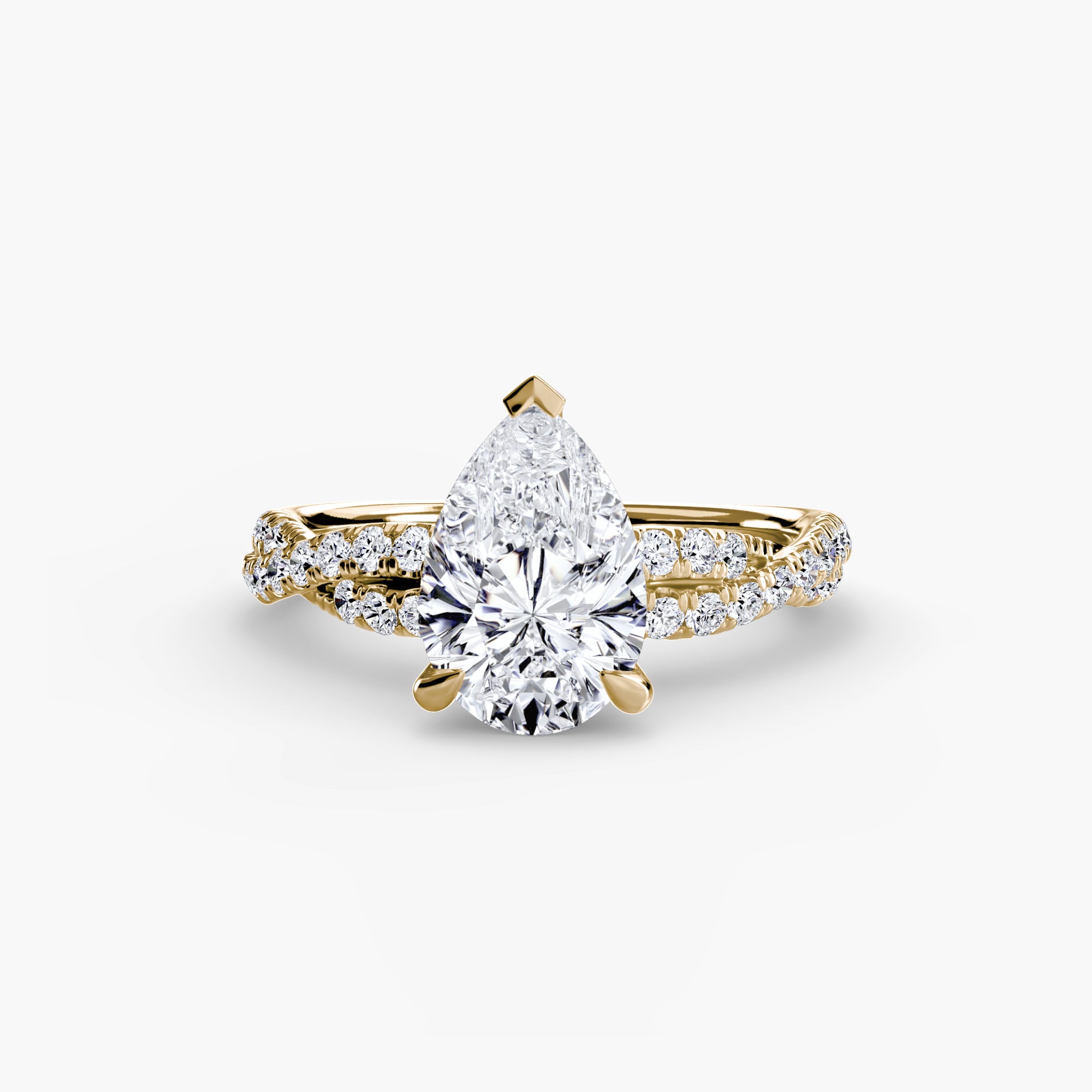 Tate Twisted Pavé Solitaire
