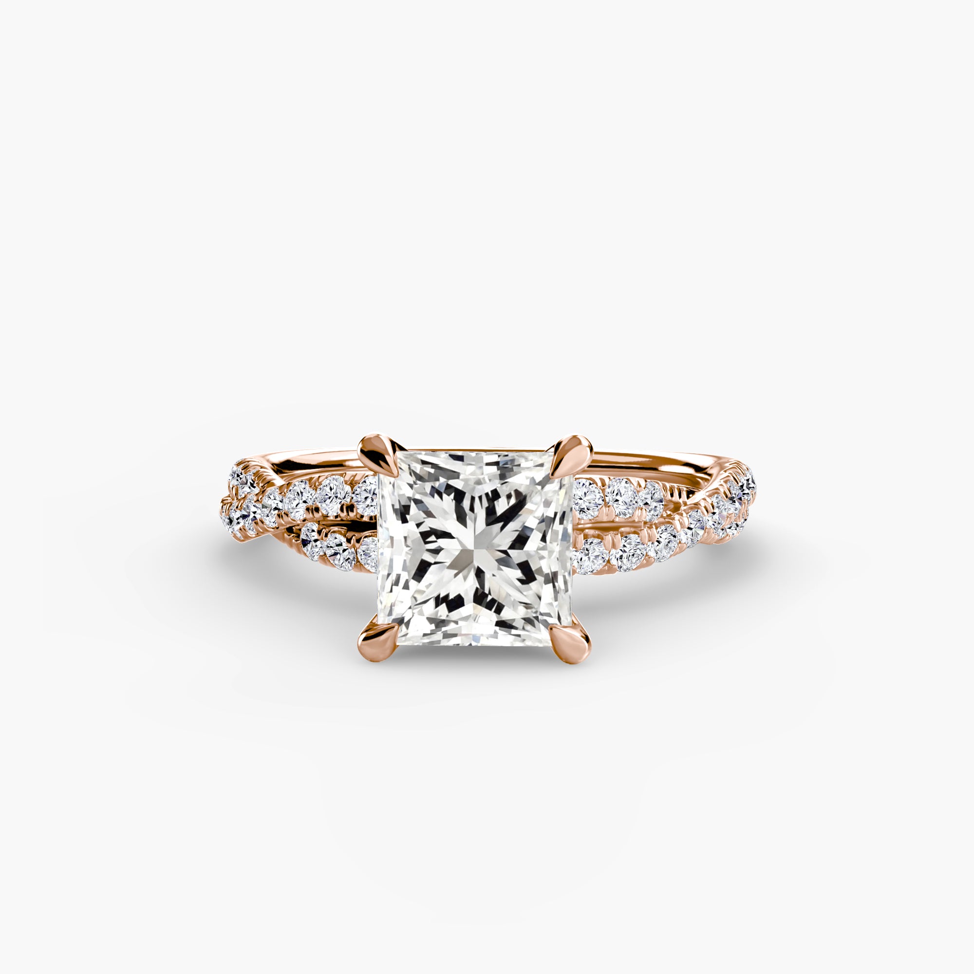 Tate Twisted Pavé Solitaire