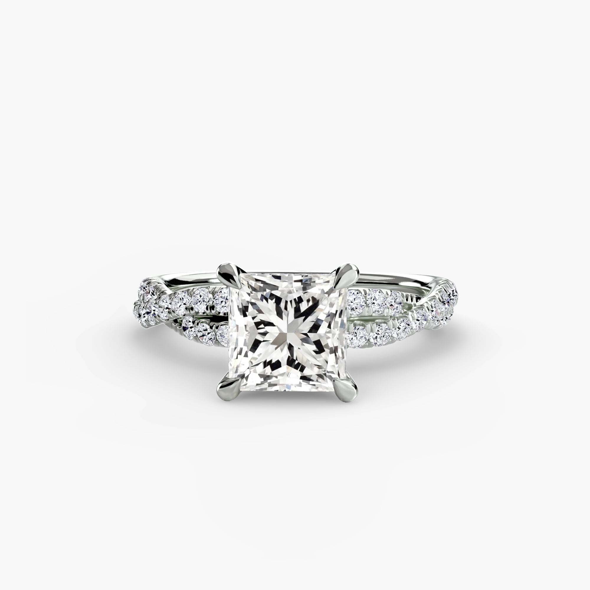 Tate Twisted Pavé Solitaire