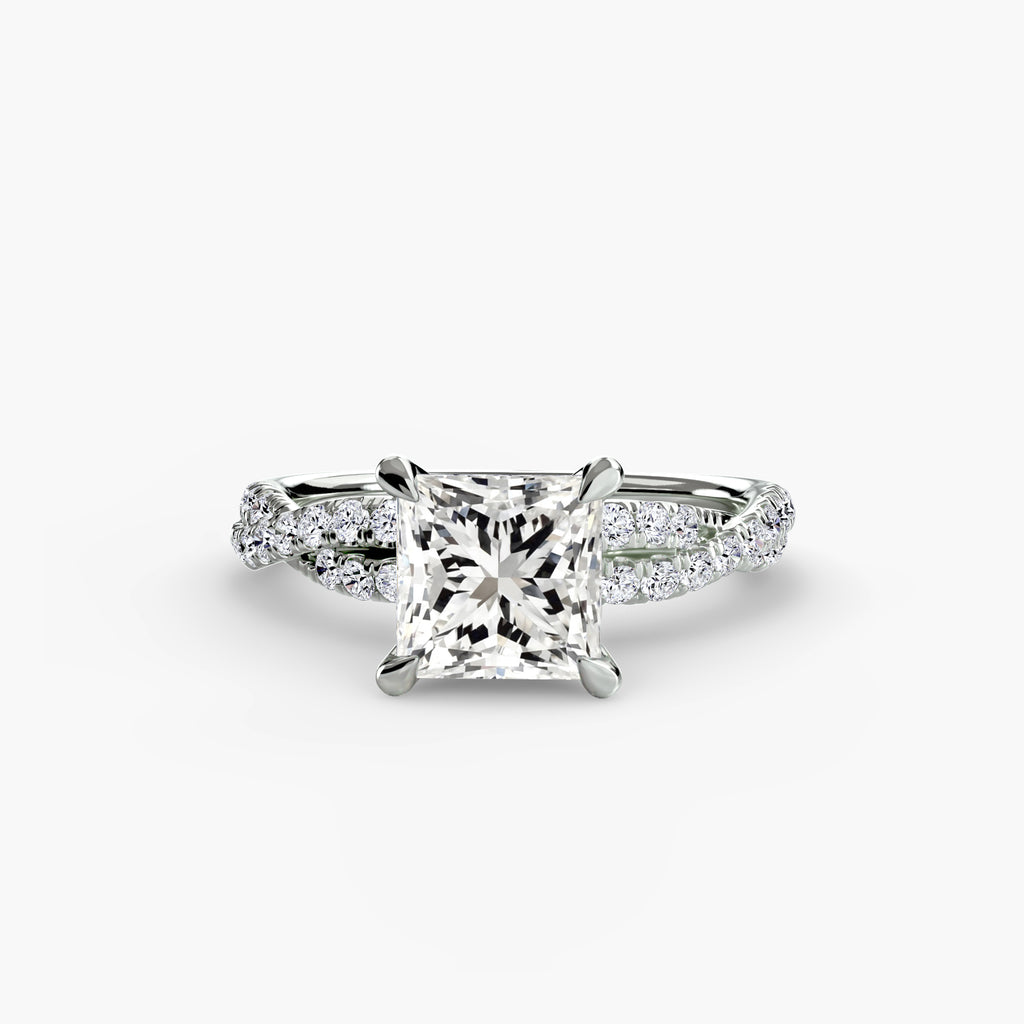 Tate Twisted Pavé Solitaire