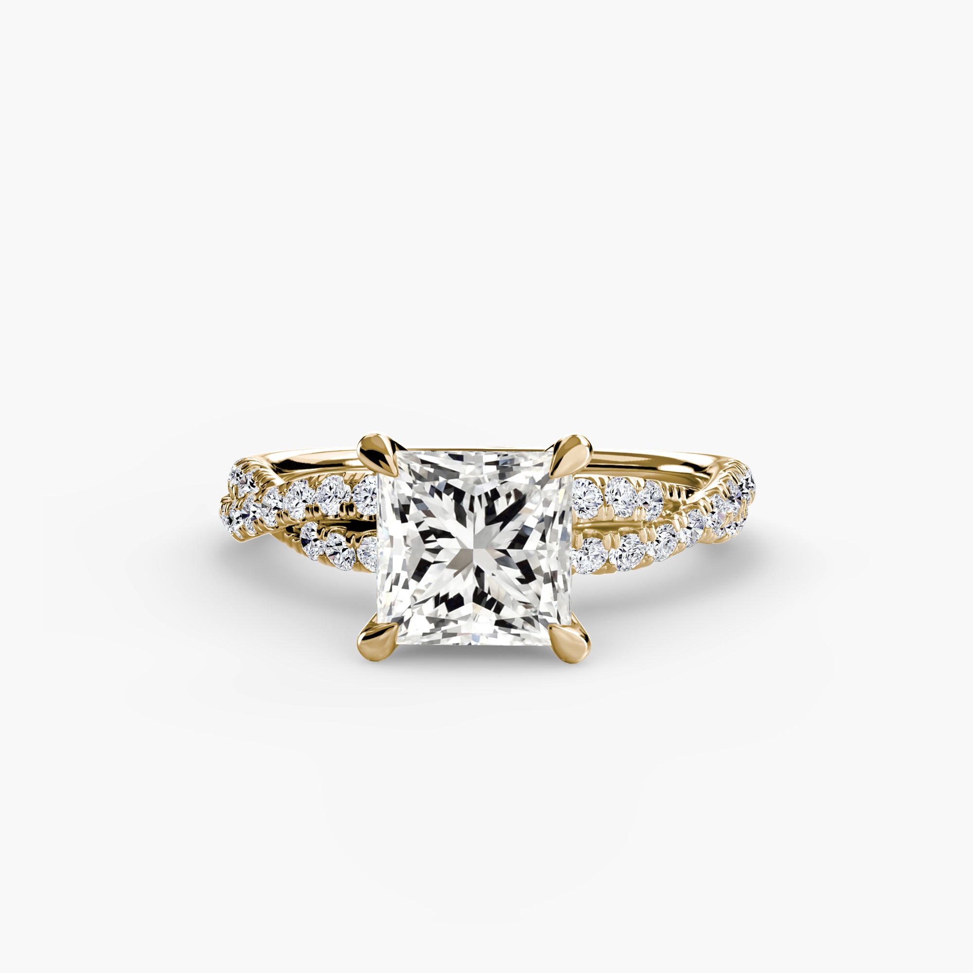 Tate Twisted Pavé Solitaire